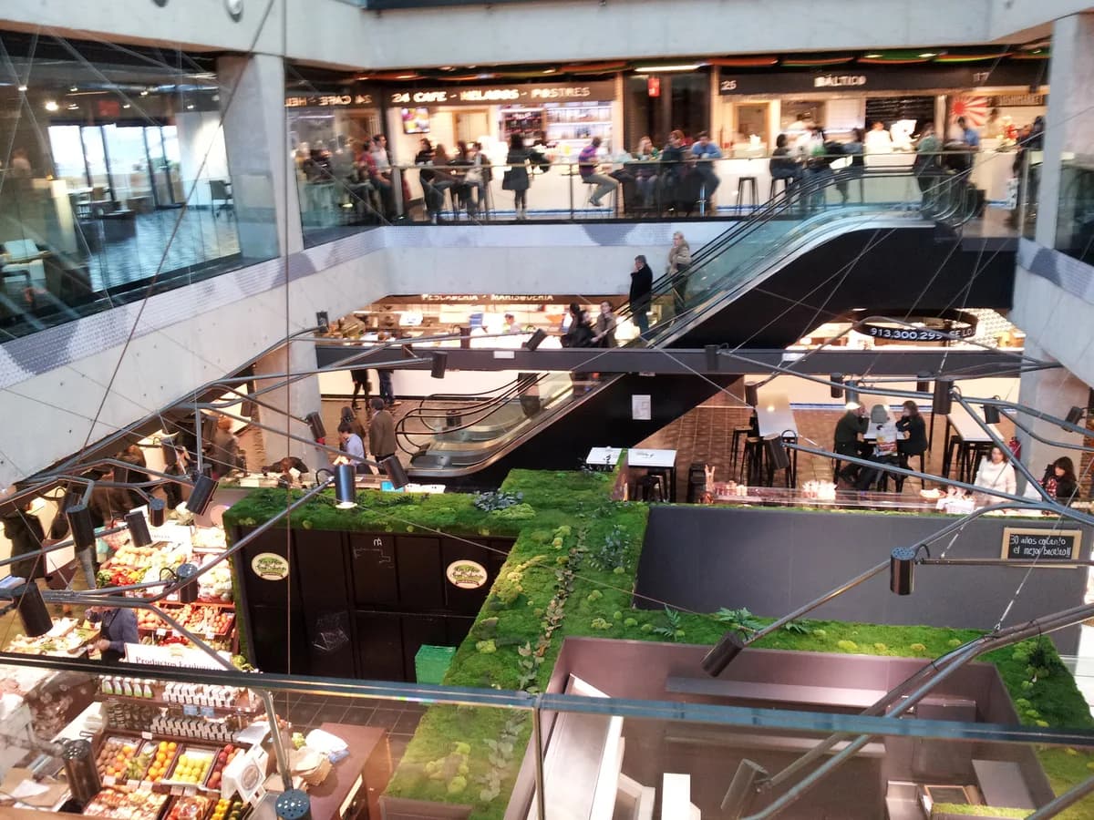 Mercado de San Antón: Tres Plantas en Chueca Madrid
