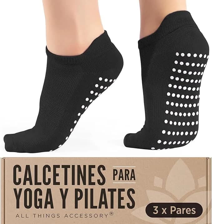 Calcetines con Grip Antideslizante para Danza y Yoga