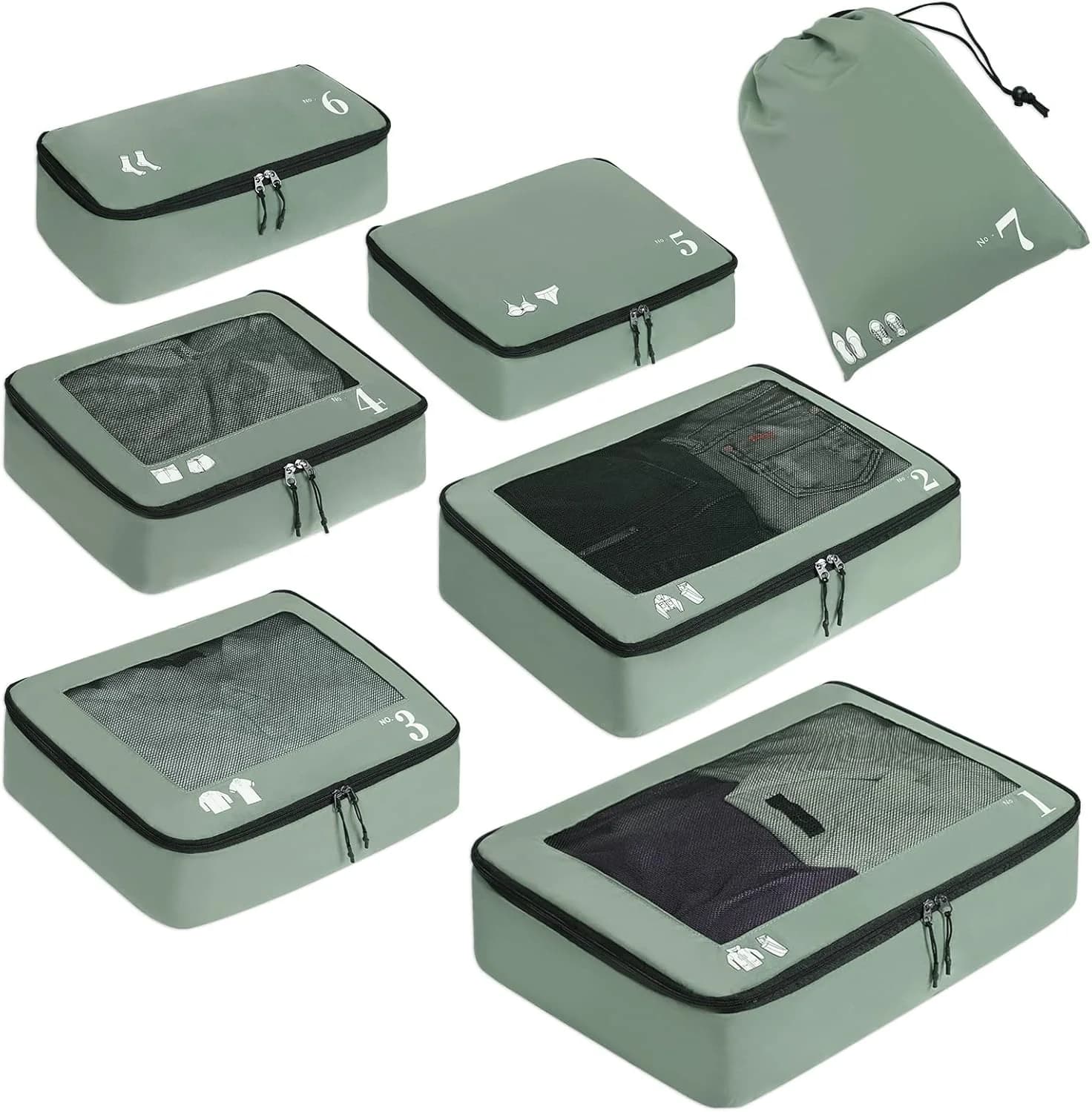 ECOHUB Set de 7 Piezas — Organizador Sostenible