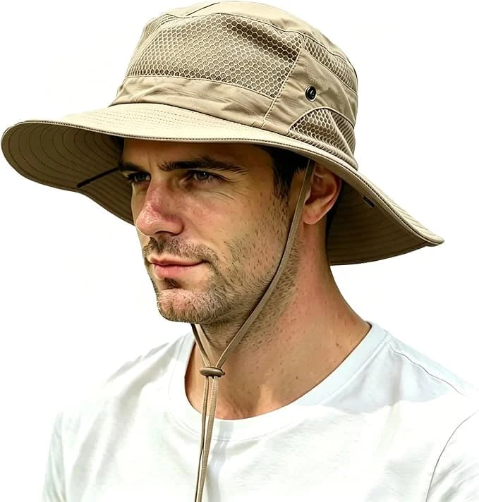 Sombrero Plegable de Ala Ancha UPF50+ — Protección Solar Total