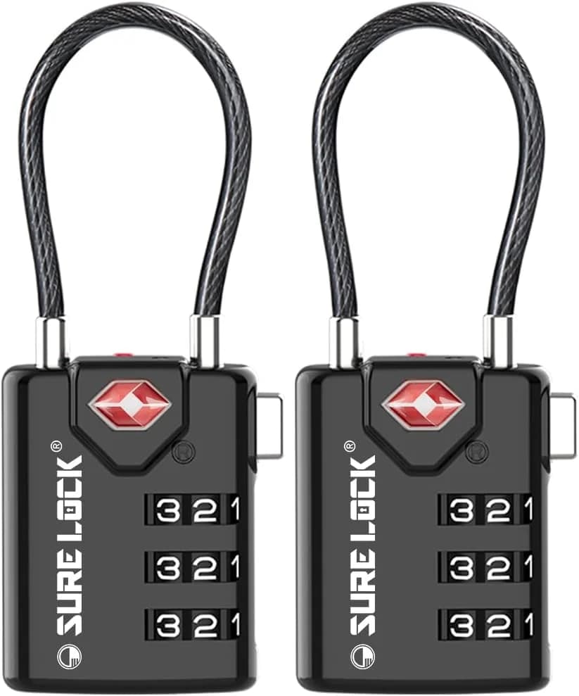 SURE LOCK TSA — Candado con Indicador de Inspección