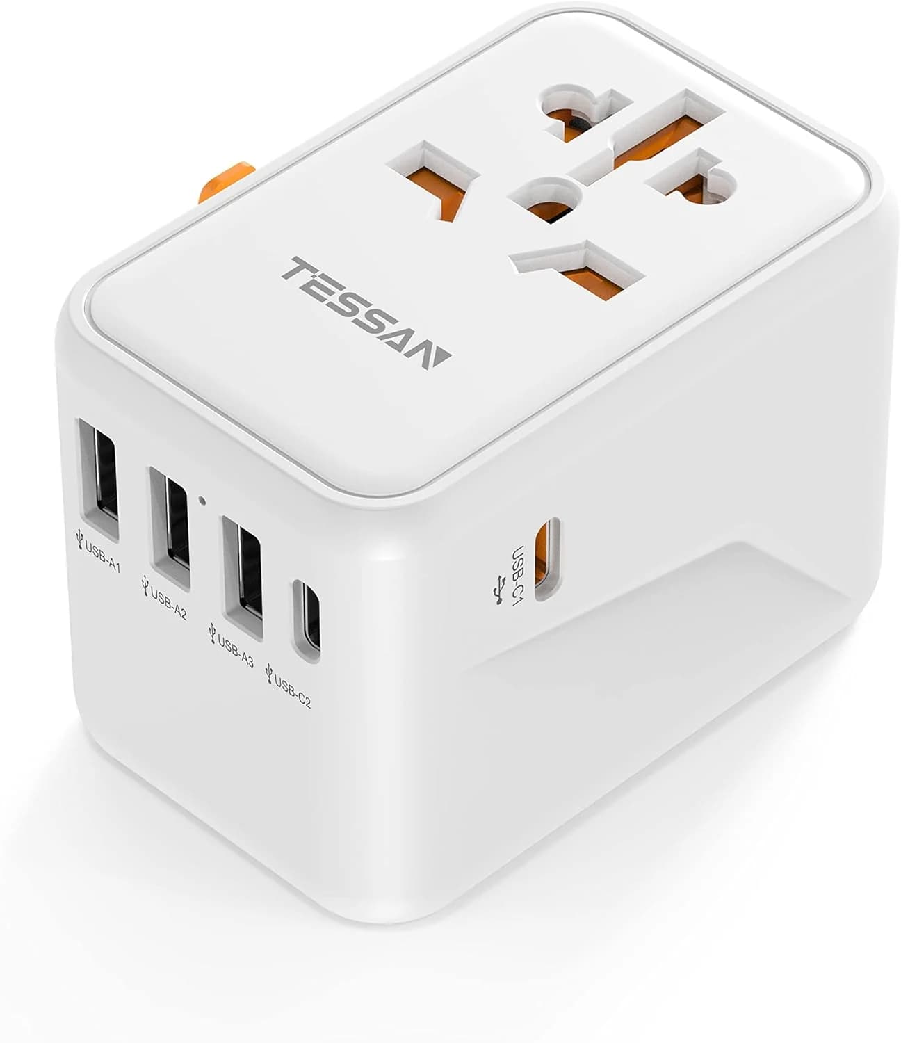 TESSAN Adaptador Universal — 5 Puertos