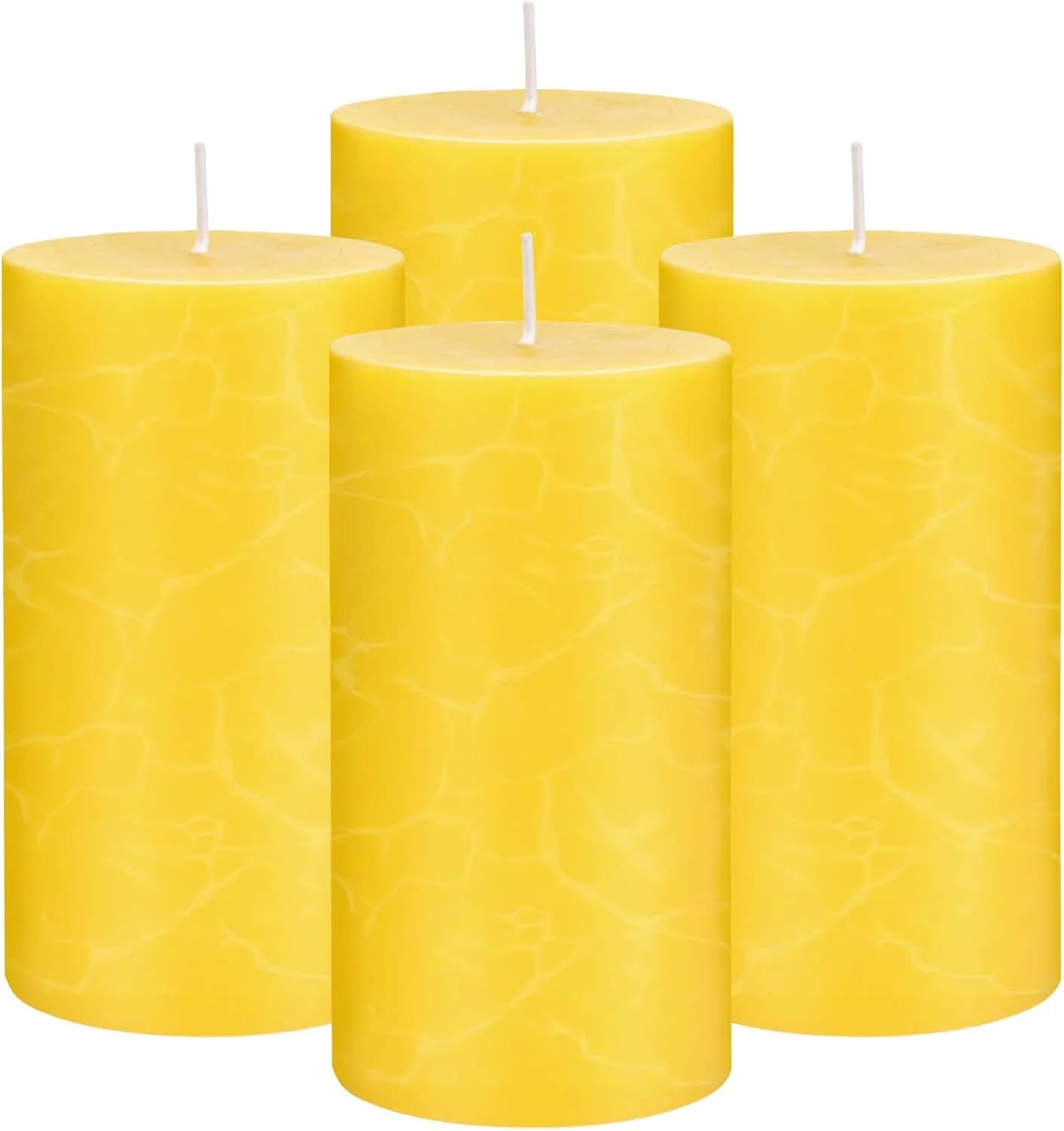 Velas de Citronella Antiinsectos para Exterior — Pack 4 Unidades