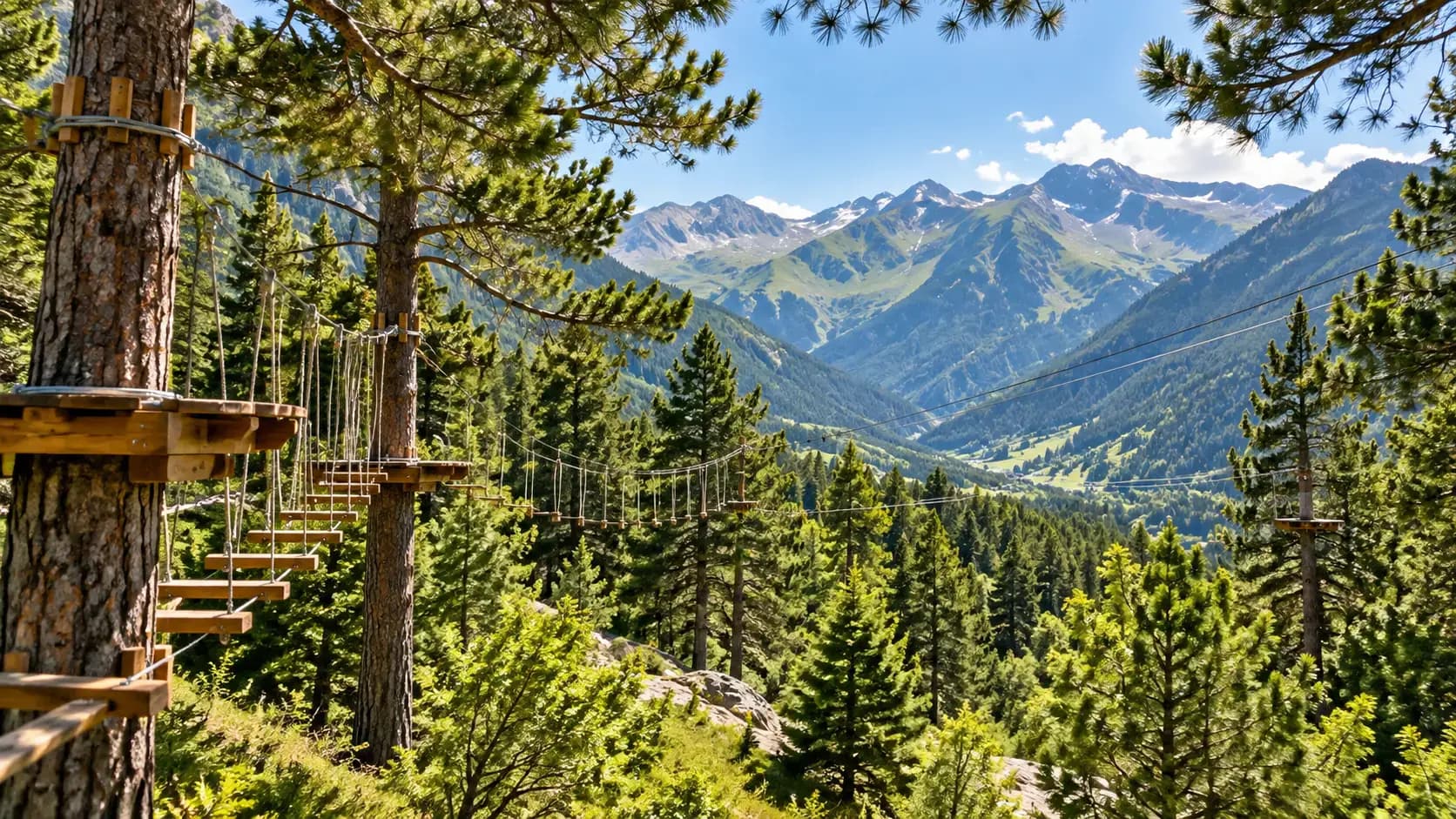 Los 5 mejores parques de aventura y tirolinas de Andorra