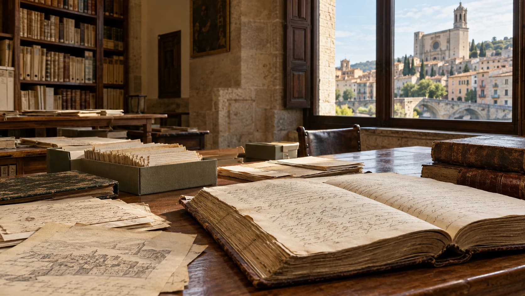 Cinco archivos de Girona para descubrir la memoria escrita de la ciudad