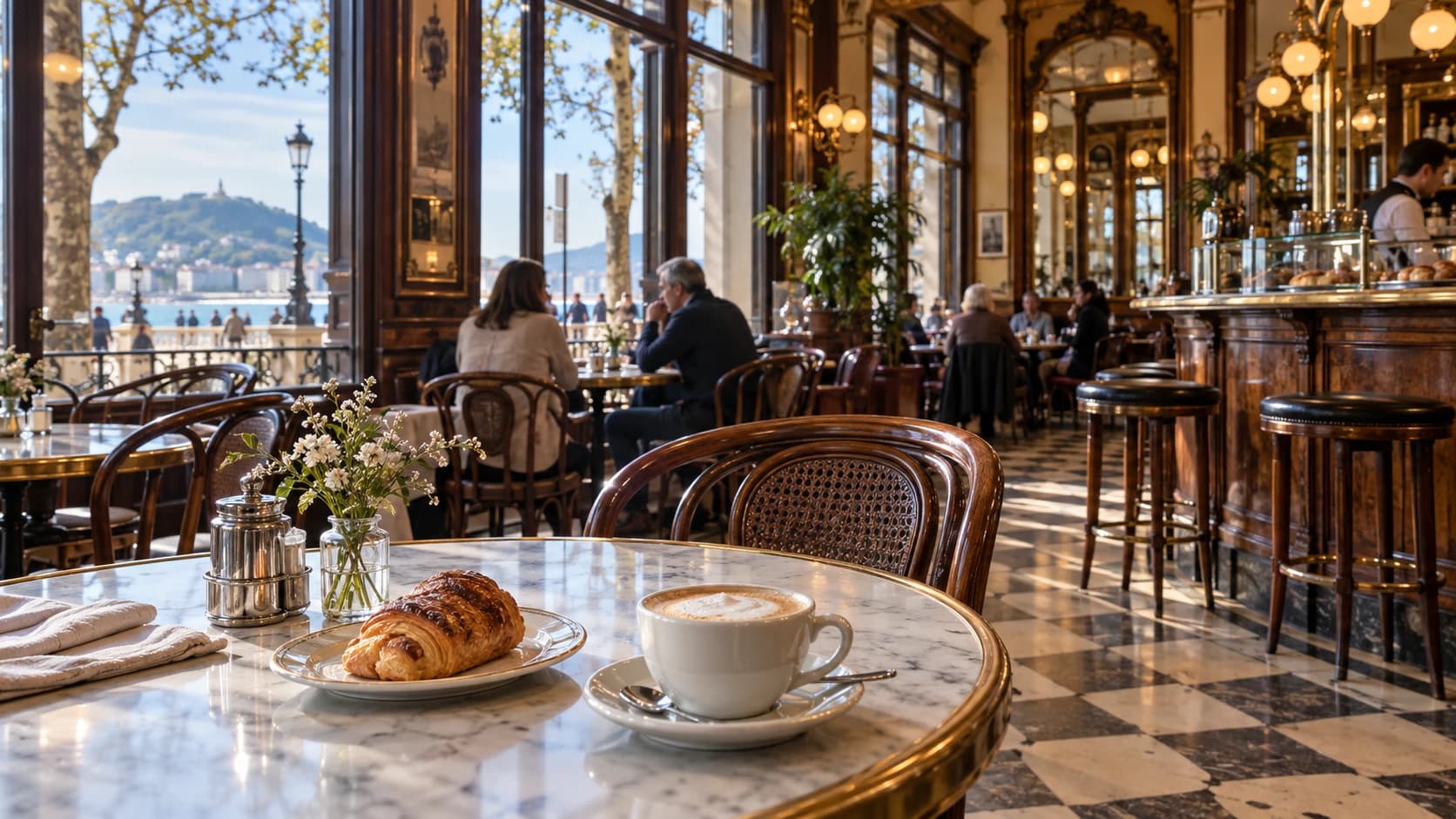 Cinco cafés históricos de San Sebastián para desayunar y conocer su ambiente local