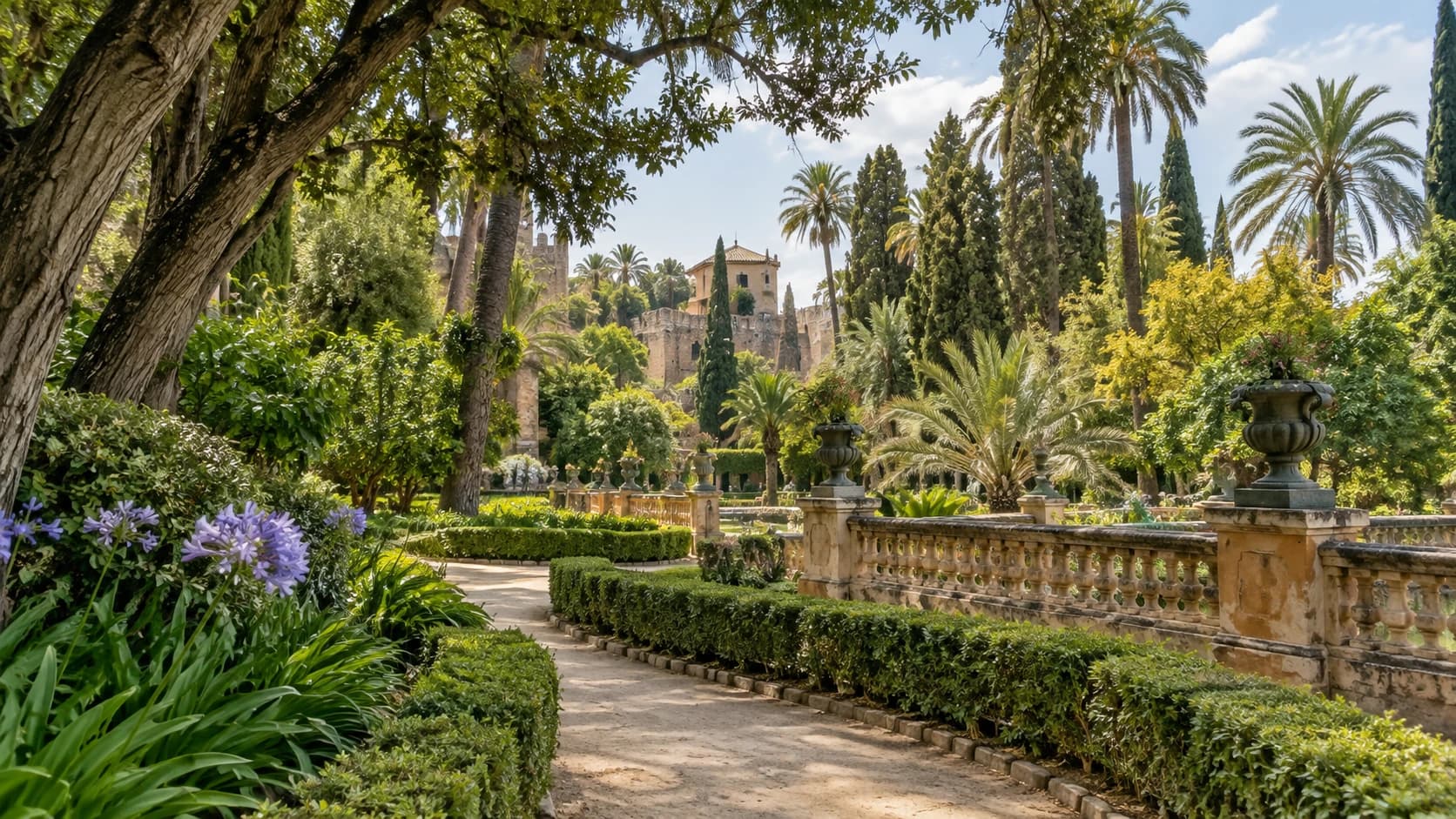 Cinco jardines de Málaga para pasear entre naturaleza e historia