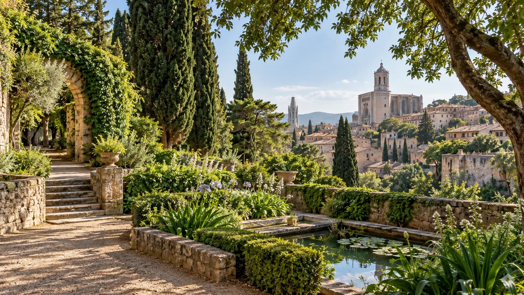 Cinco jardines urbanos de Girona para descubrir su patrimonio verde