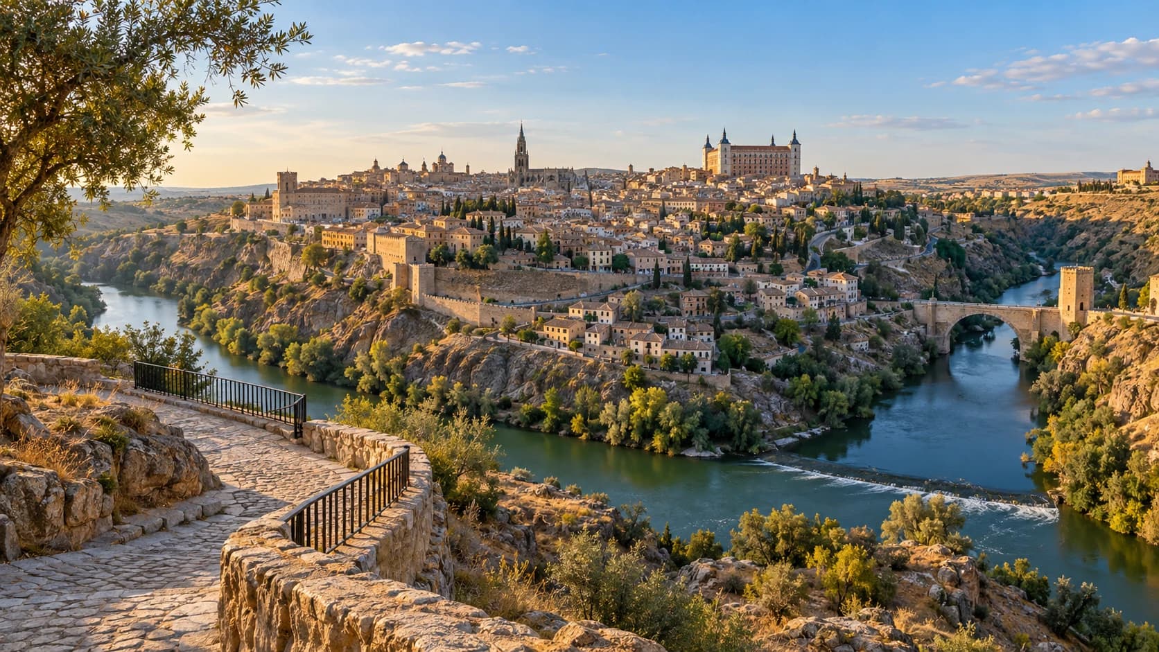 Cinco miradores peatonales para contemplar Toledo y el Tajo desde ángulos distintos