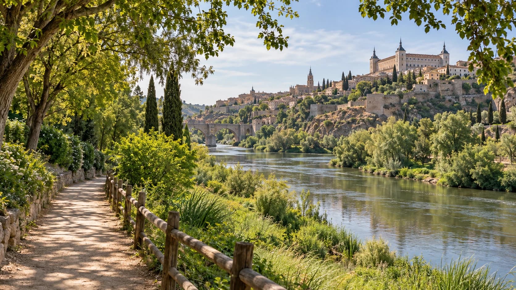 Cinco rincones verdes de Toledo para pasear entre parques, jardines y riberas