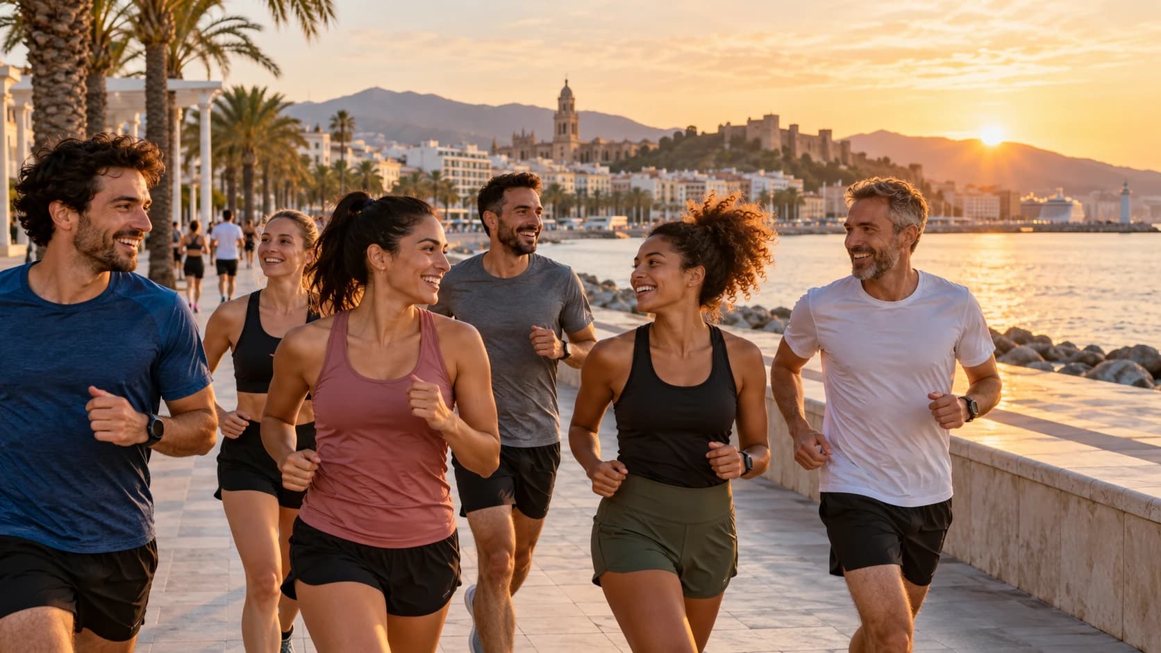 Cinco comunidades de running en Málaga para correr en grupo y conocer gente