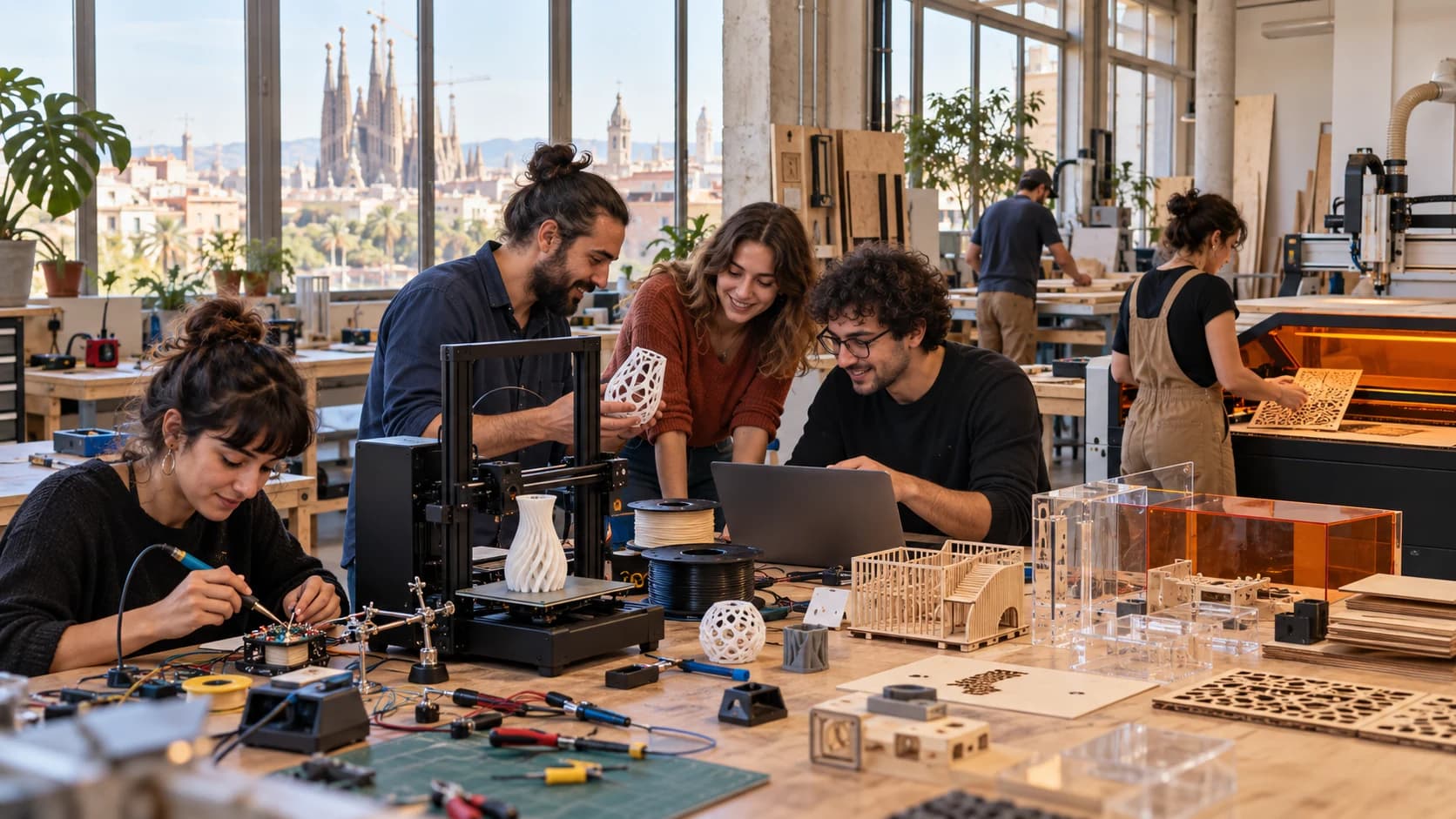 Cinco espacios de fabricación digital de Barcelona para crear, aprender y prototipar