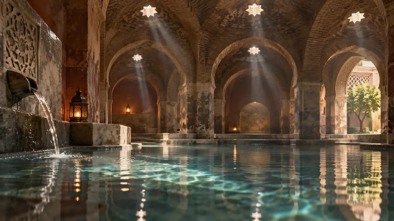 Los 5 mejores baños árabes de Granada