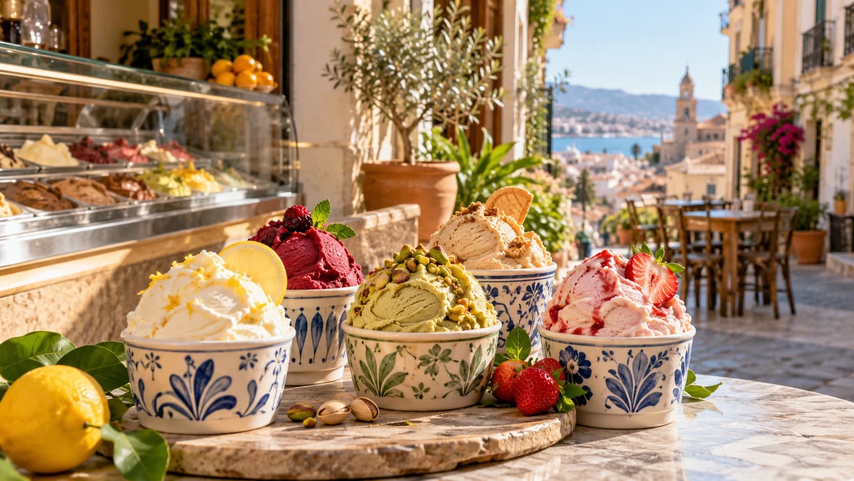 Cinco heladerías artesanas de Málaga para refrescarse con sabores mediterráneos