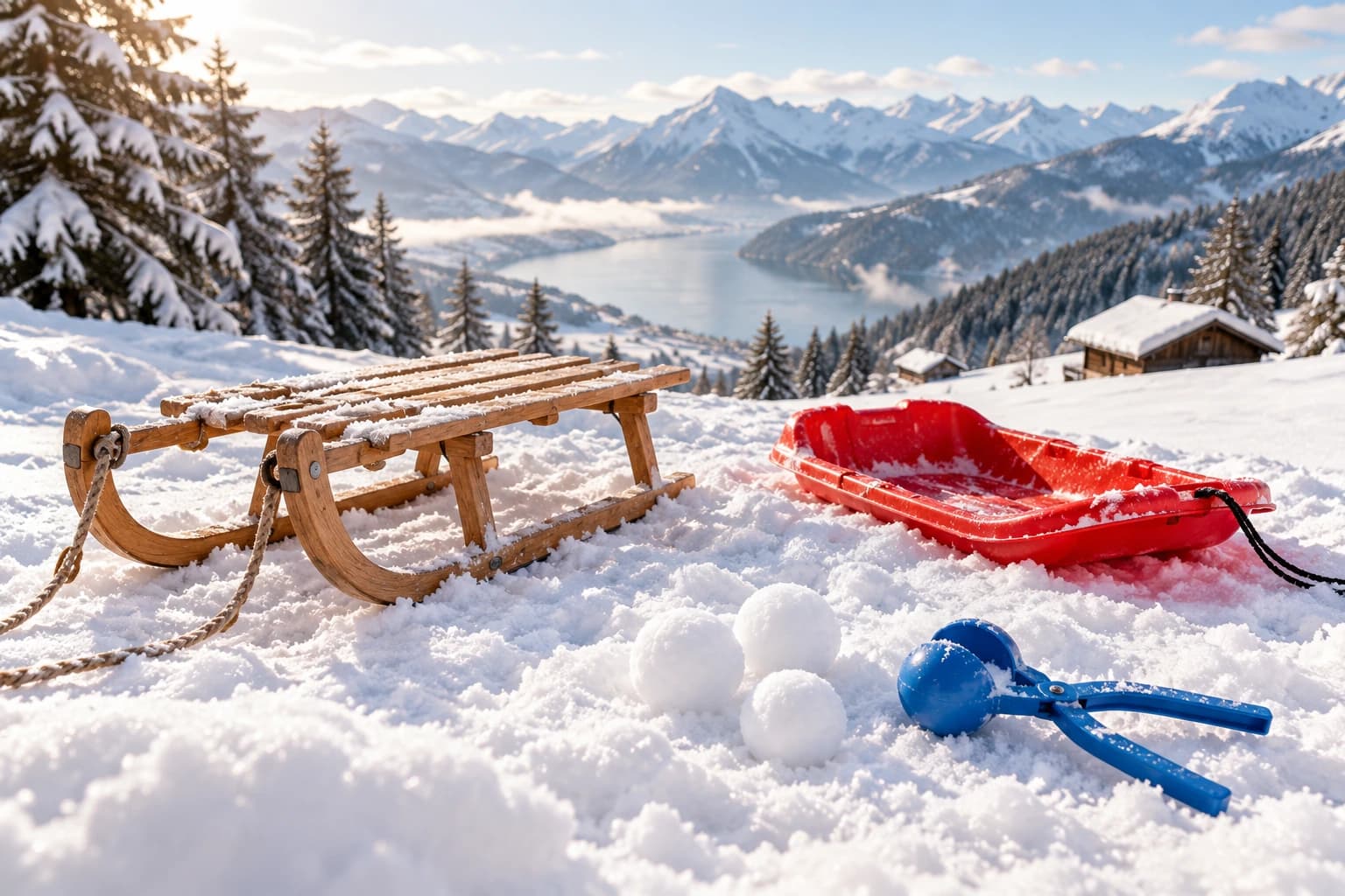 Mejores accesorios para jugar con niños en la nieve