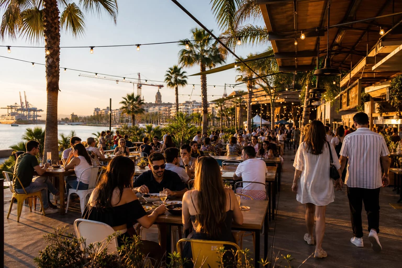 Los 5 Mejores Patios Gastronómicos y Food Halls en Málaga