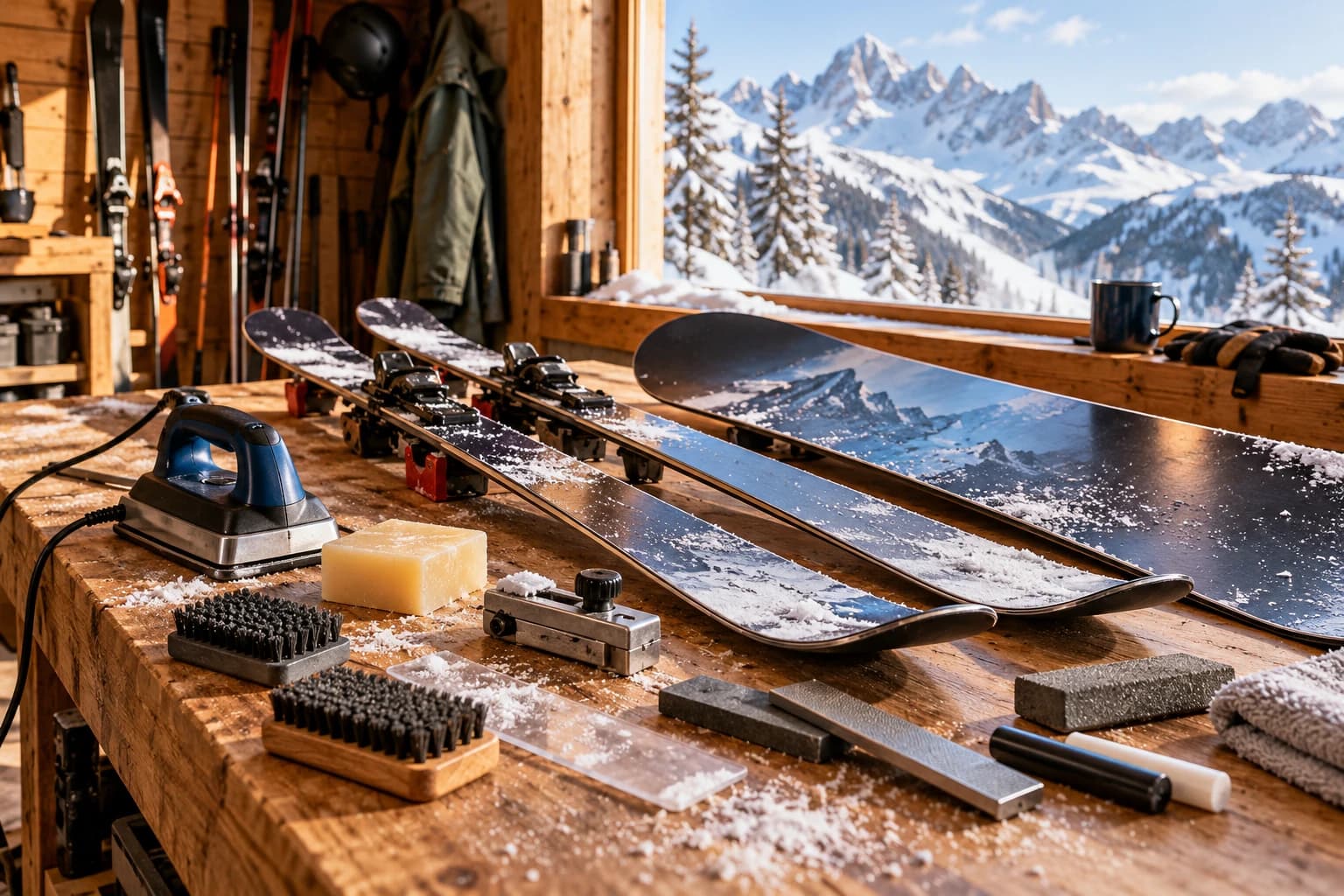 Mejores productos para mantener y encerar esquís y tablas de snowboard