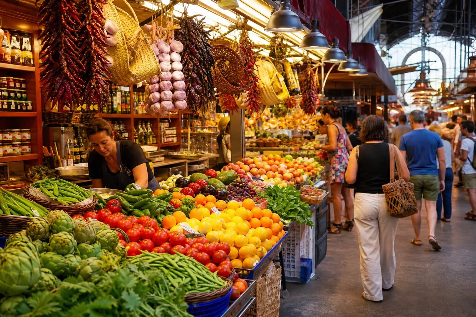 Mercados Locales de España: Dónde Comer, Qué Comprar y Cómo Moverte