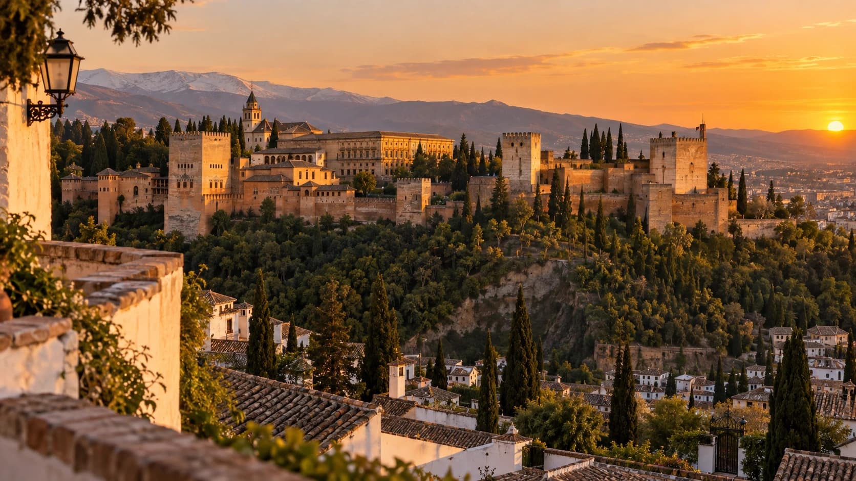 Cinco miradores de Granada para contemplar la Alhambra al atardecer