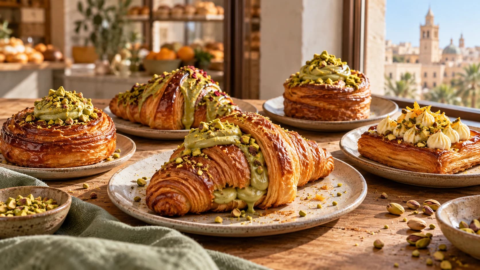 Cinco obradores de croissants creativos, pistacho y nueva bollería en Valencia