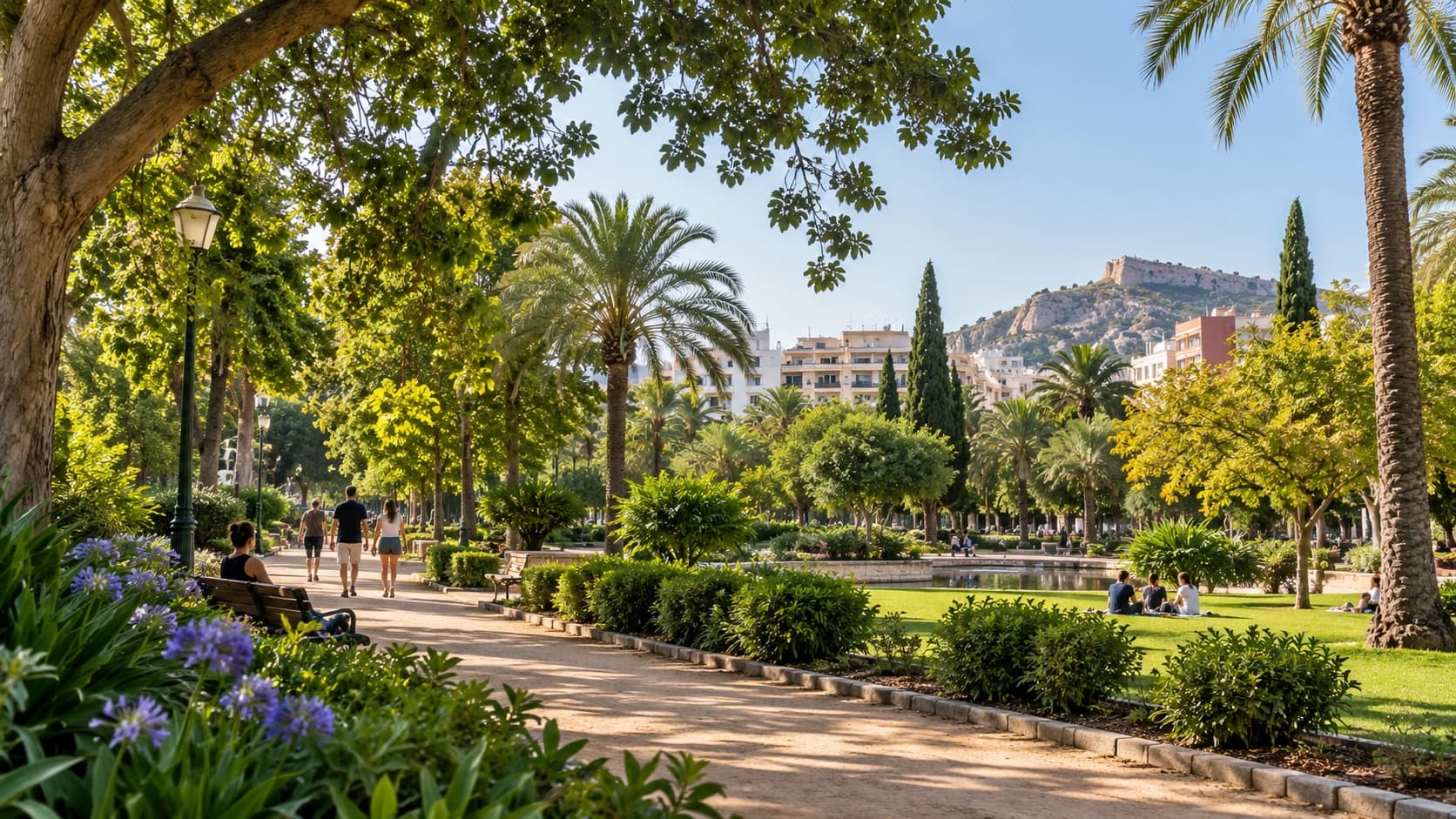 Cinco parques urbanos de Alicante para pasear, descansar y hacer vida al aire libre