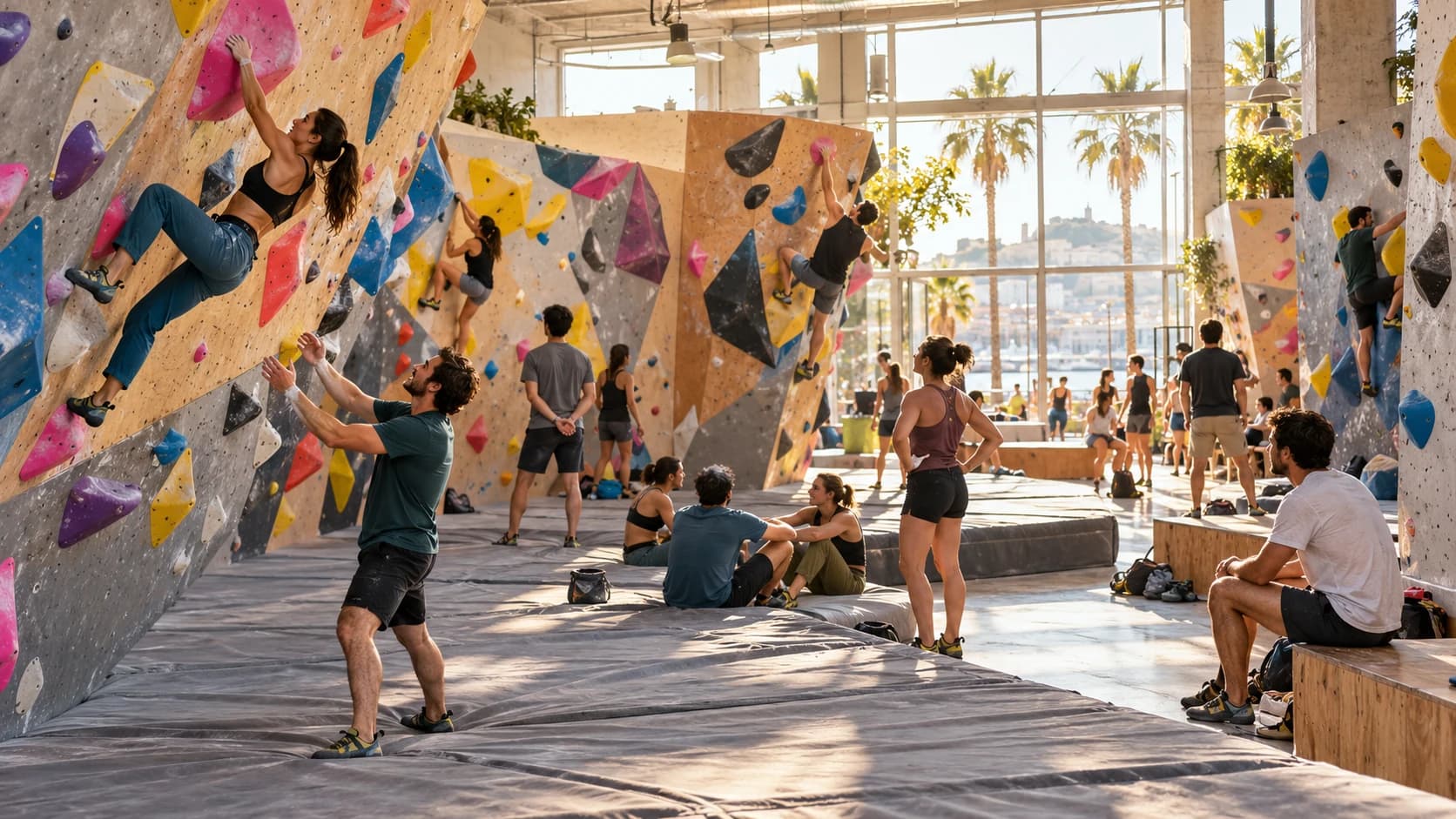 Cinco rocódromos de boulder para entrenar y hacer comunidad en Málaga