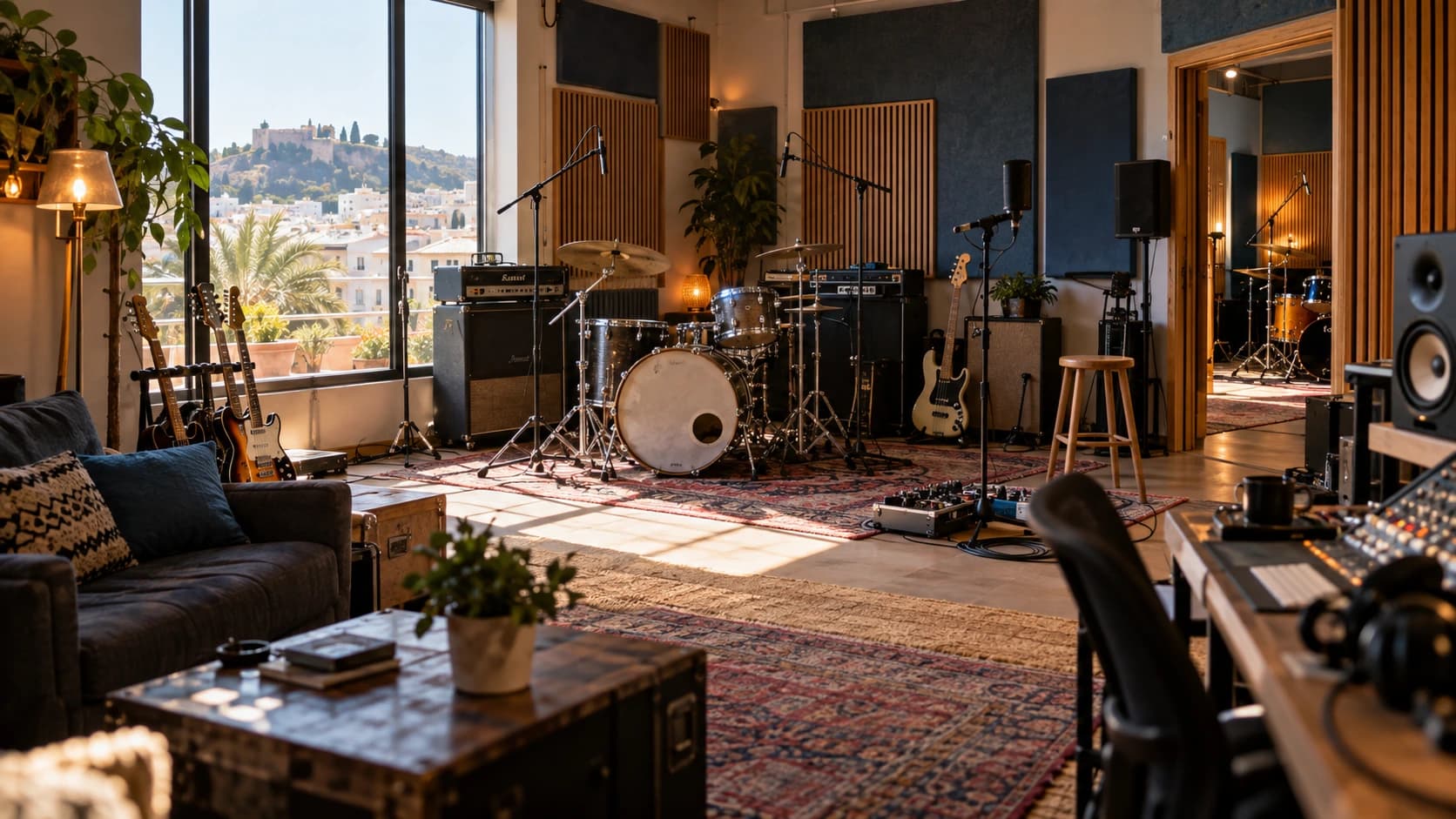 Cinco salas de ensayo musical en Málaga para tocar, grabar y desarrollar proyectos