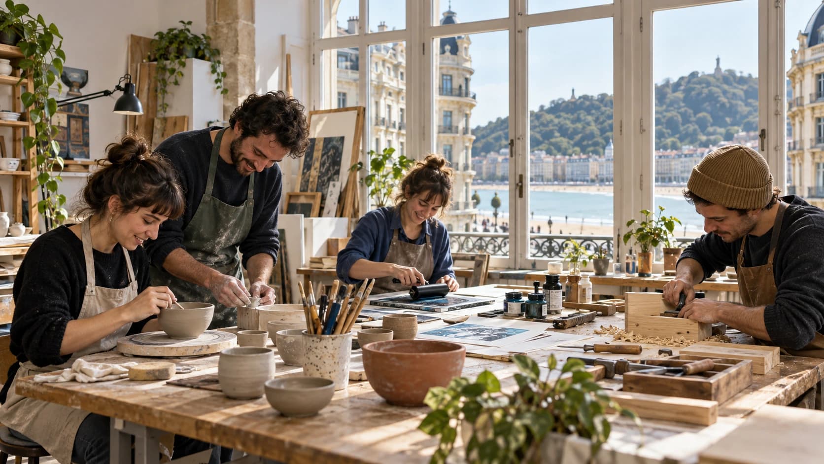 Cinco lugares de San Sebastián para apuntarse a talleres prácticos y creativos