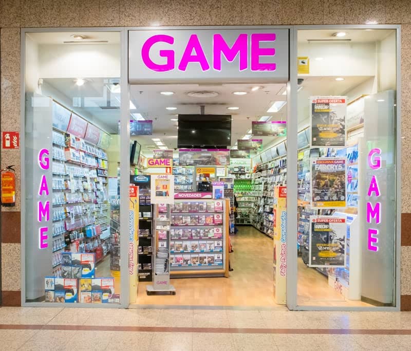 GAME en el centro comercial de Gran Via.