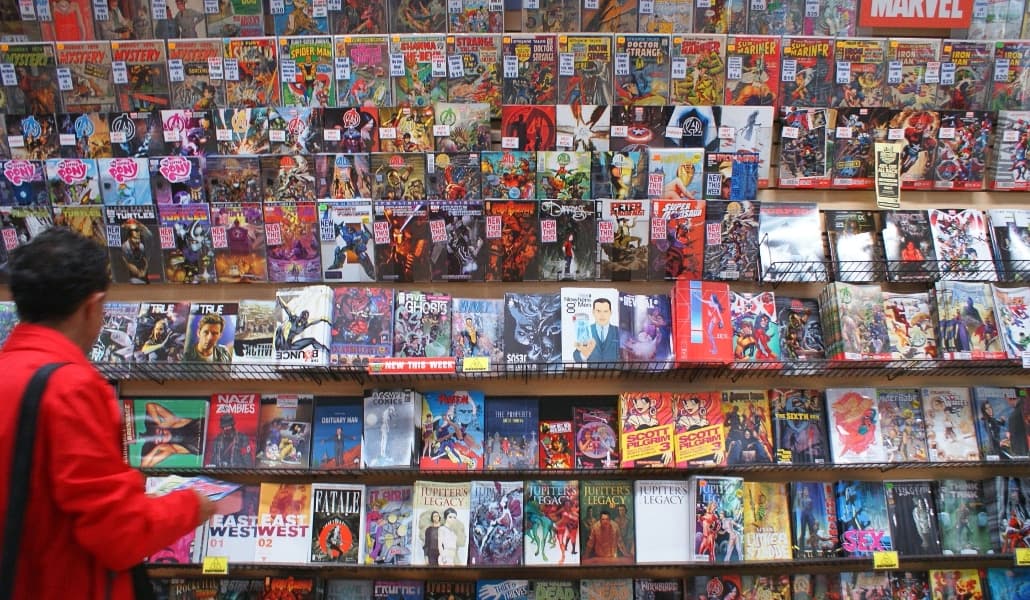 Estanterías de Nostromo Comics