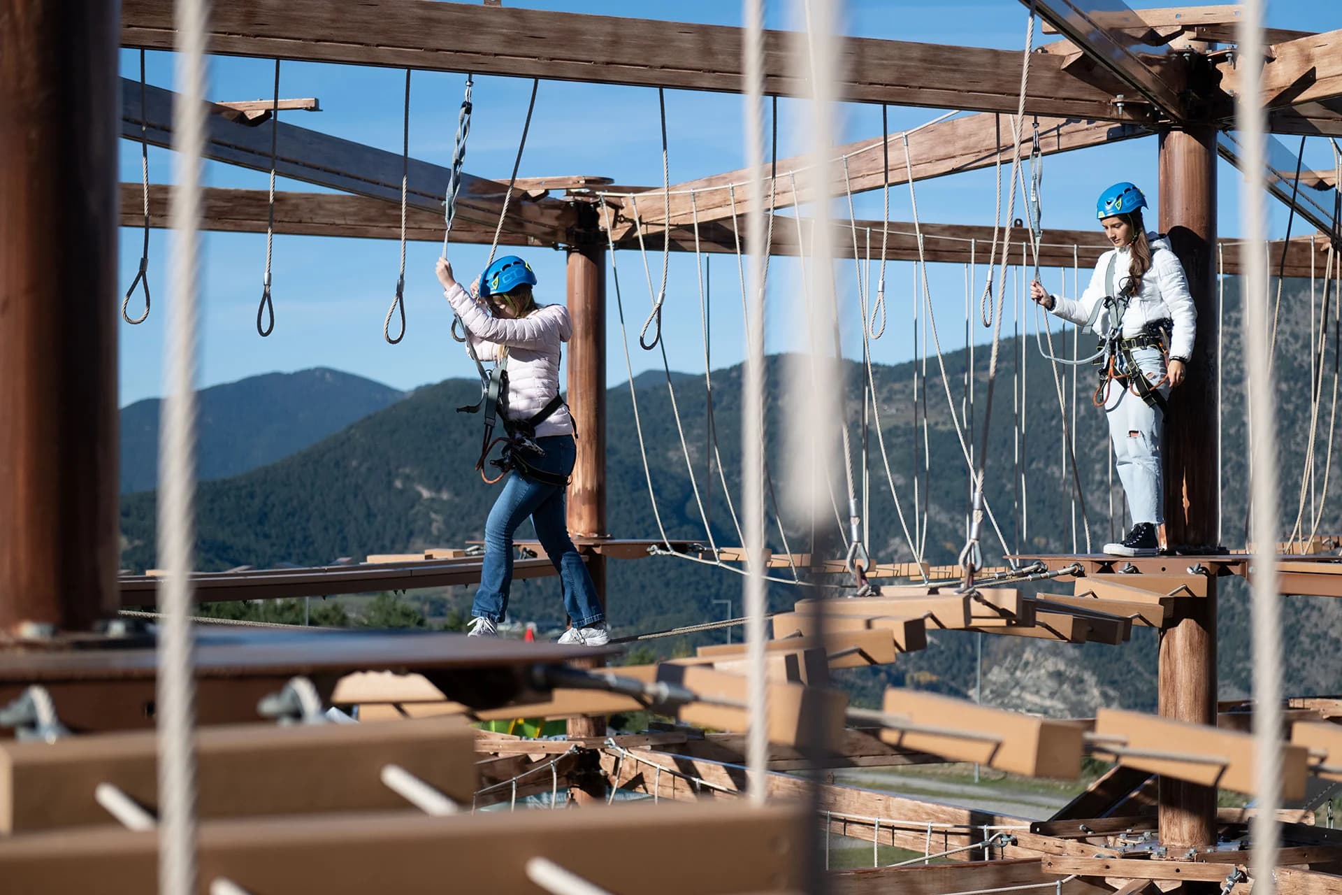 Airtrekk circuito aéreo cuerdas Naturland Andorra