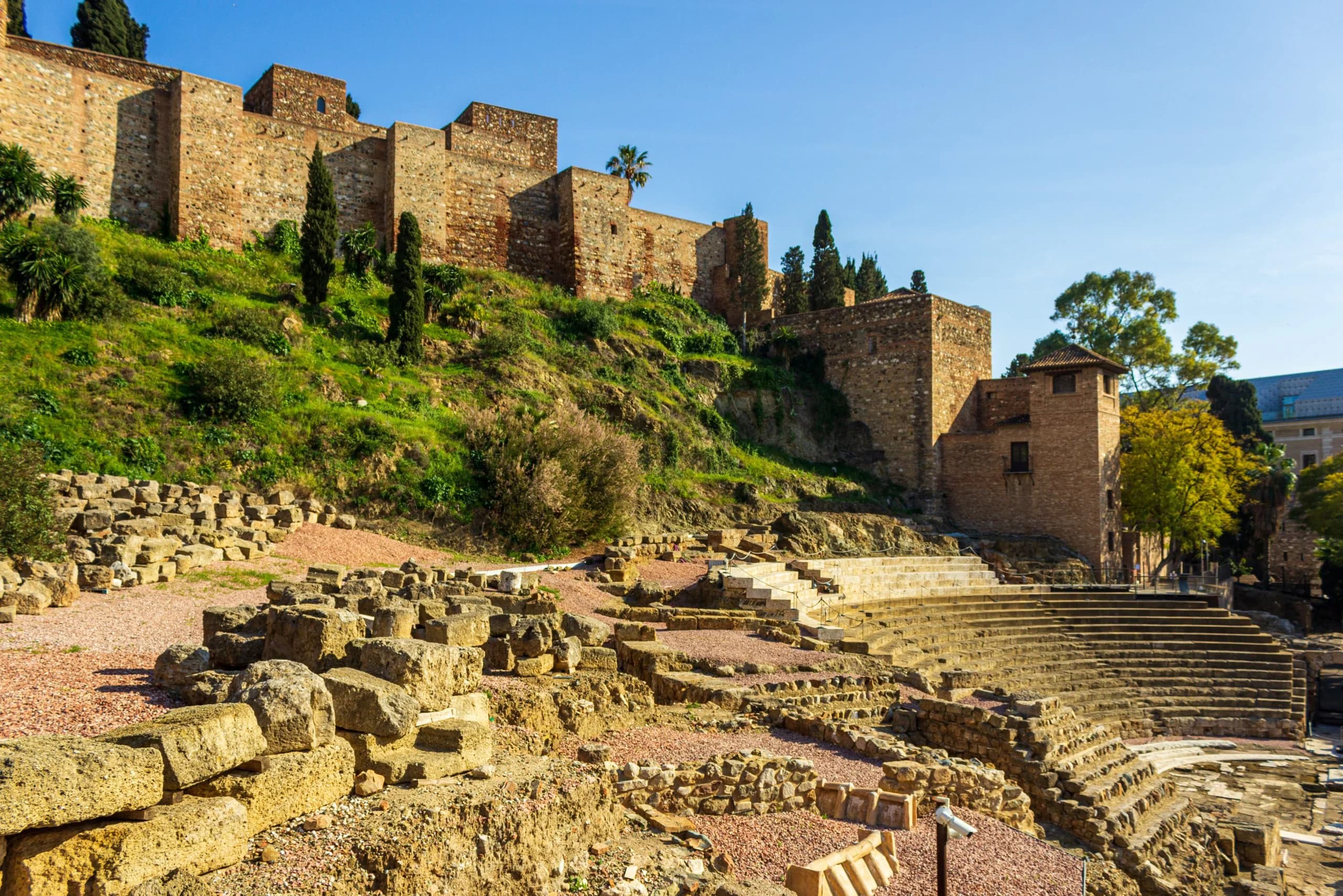 Alcazaba y Teatro Romano Málaga visita gratuita domingo