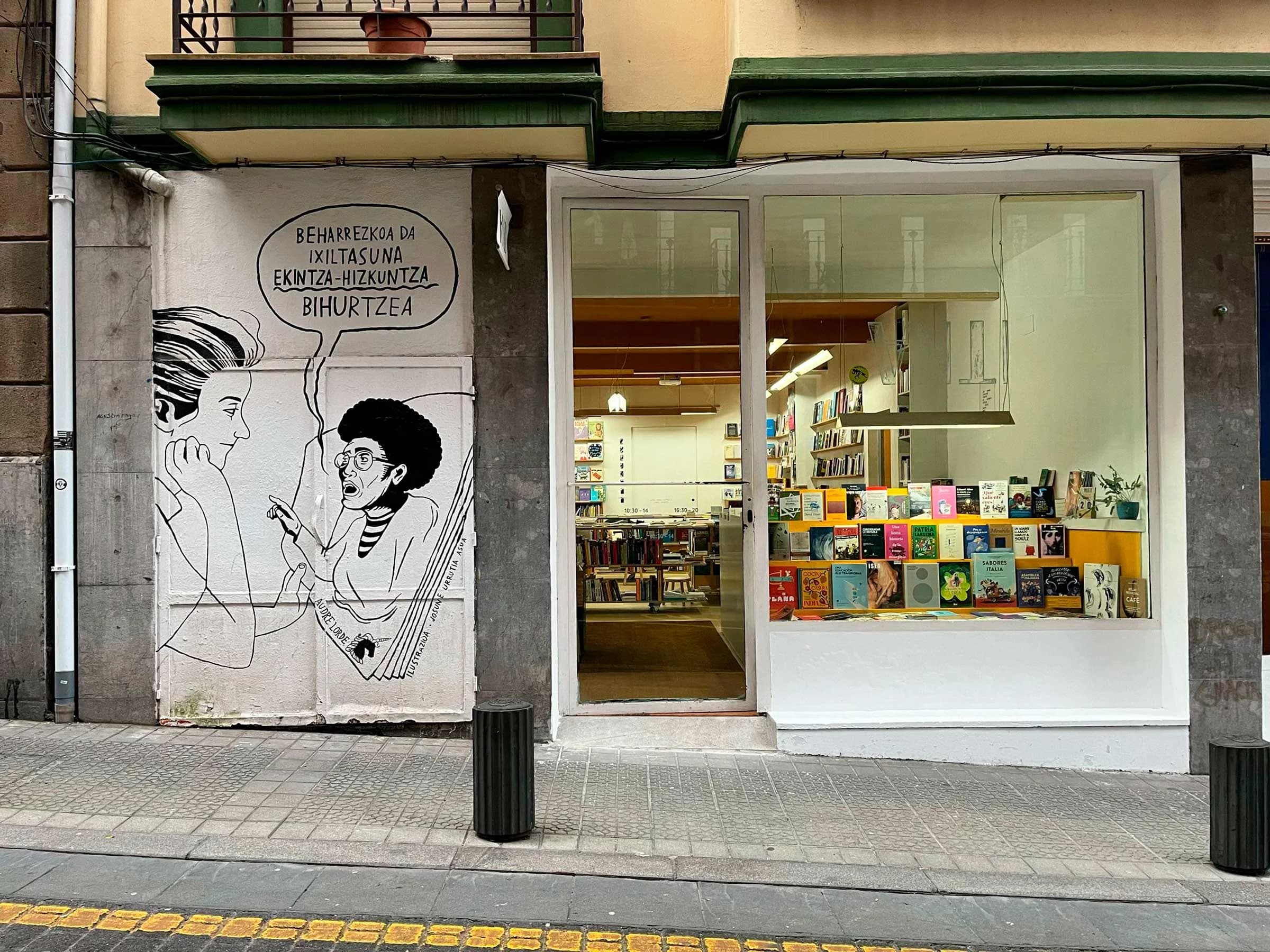 Anti Liburudenda librería novela gráfica Bilbao La Vieja
