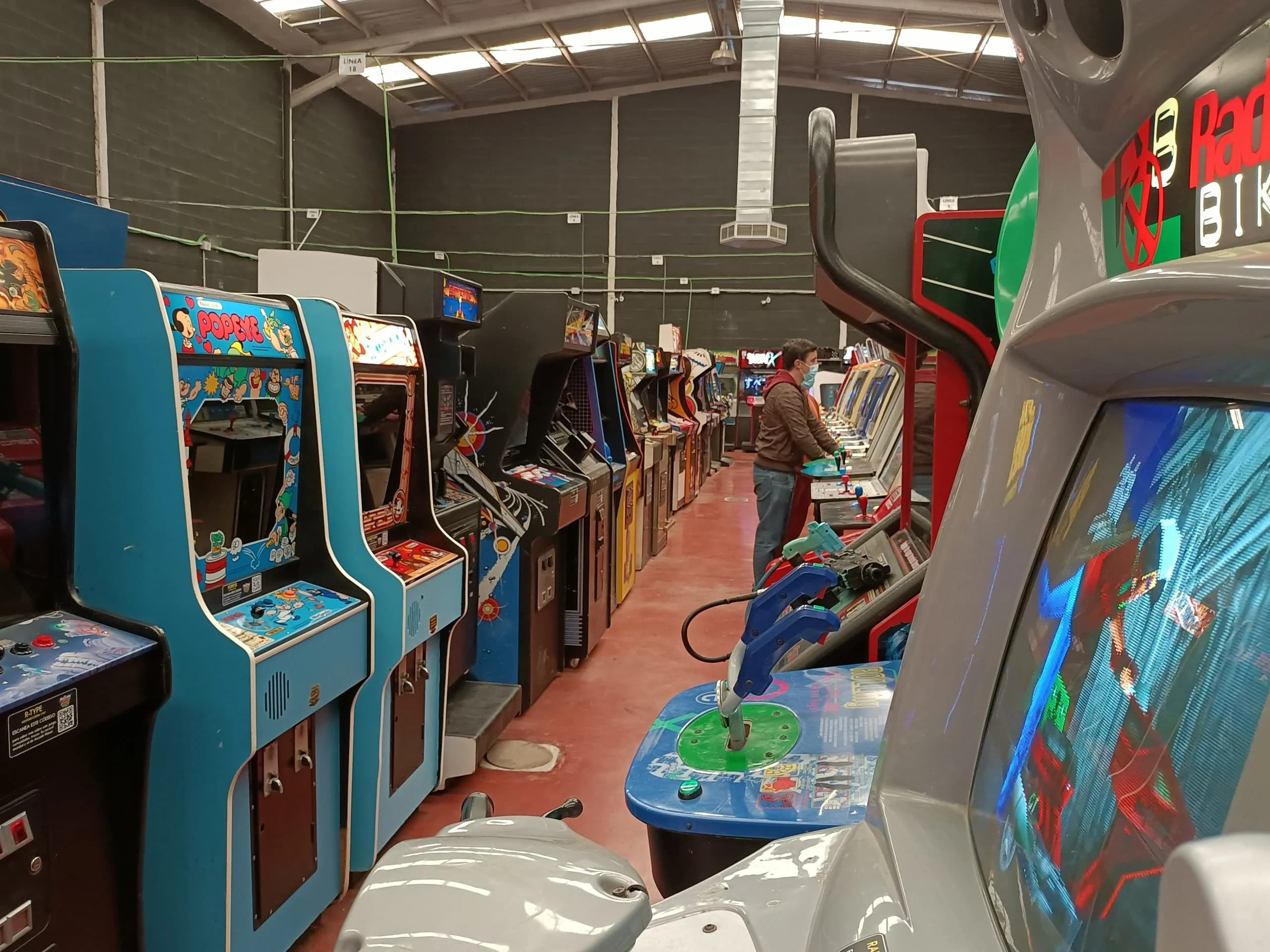 Máquinas arcade en Arcade Planet