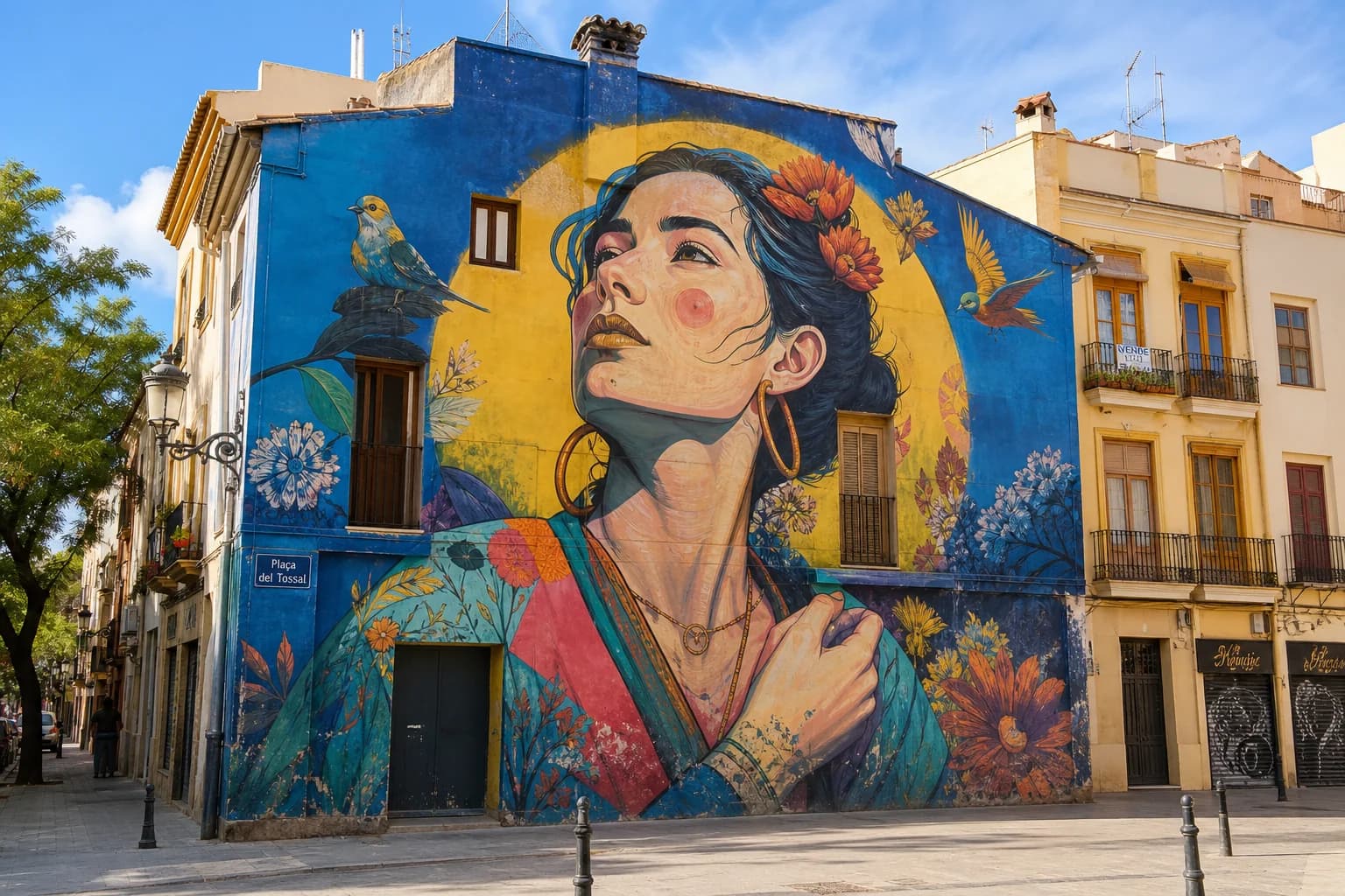 Arte urbano mural barrio calle museo al aire libre