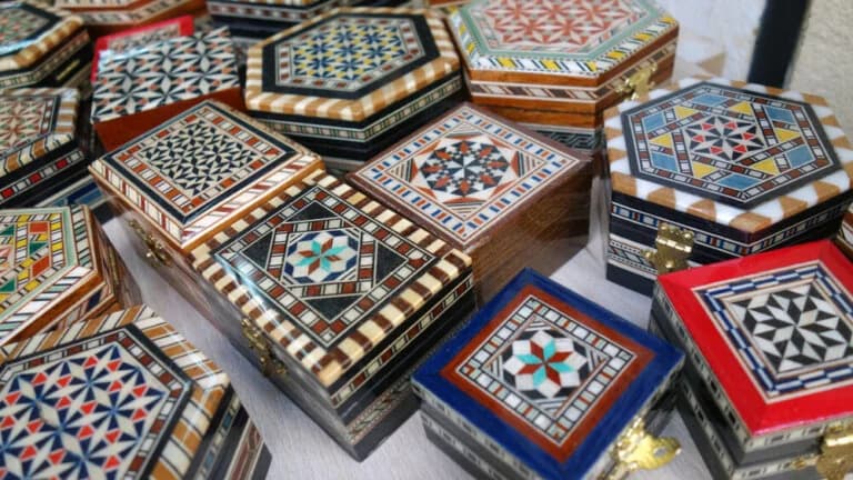 Artesanía González taracea Cuesta Gomérez Granada