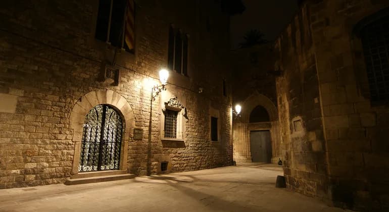 Barrio Gótico de noche