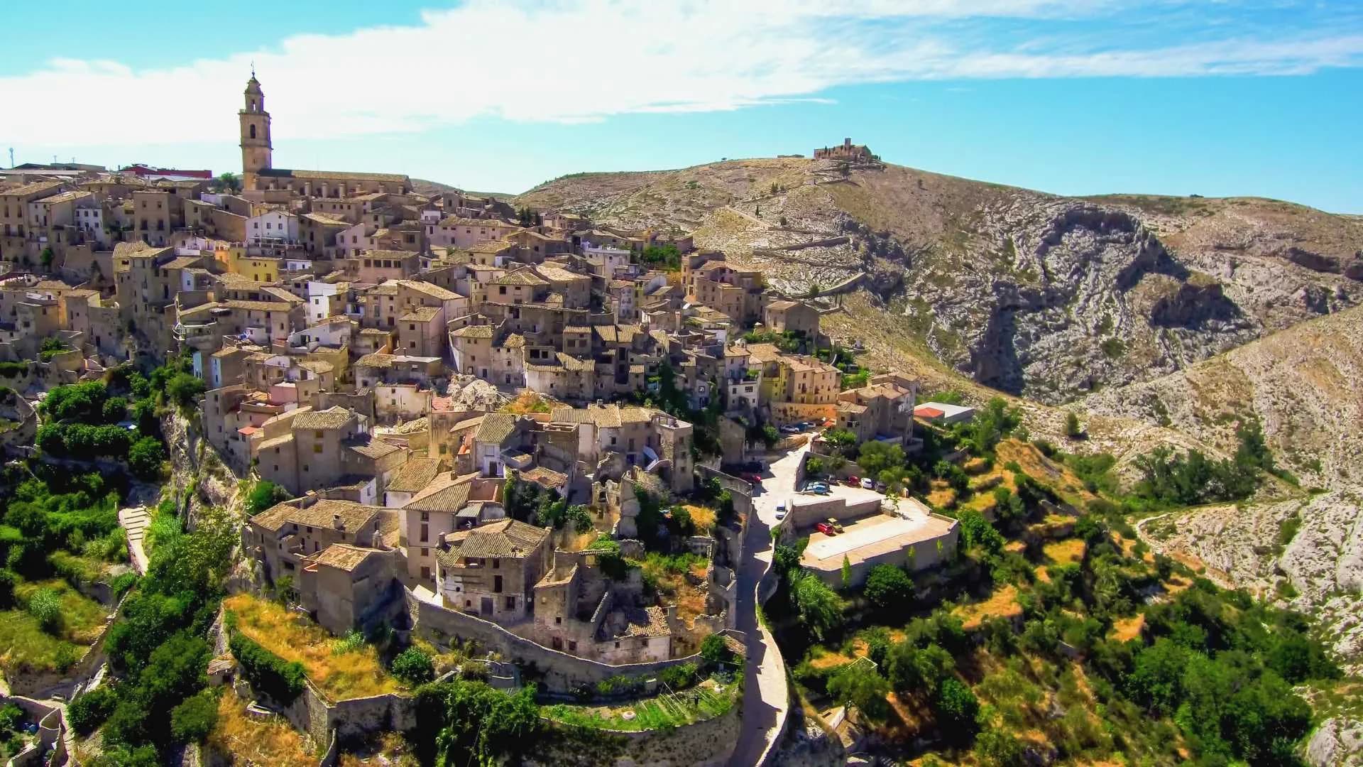 Bocairent casco antiguo medieval Valencia