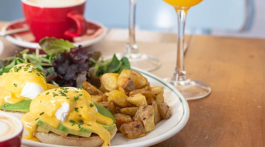 Platos de brunch en Brunch Corner