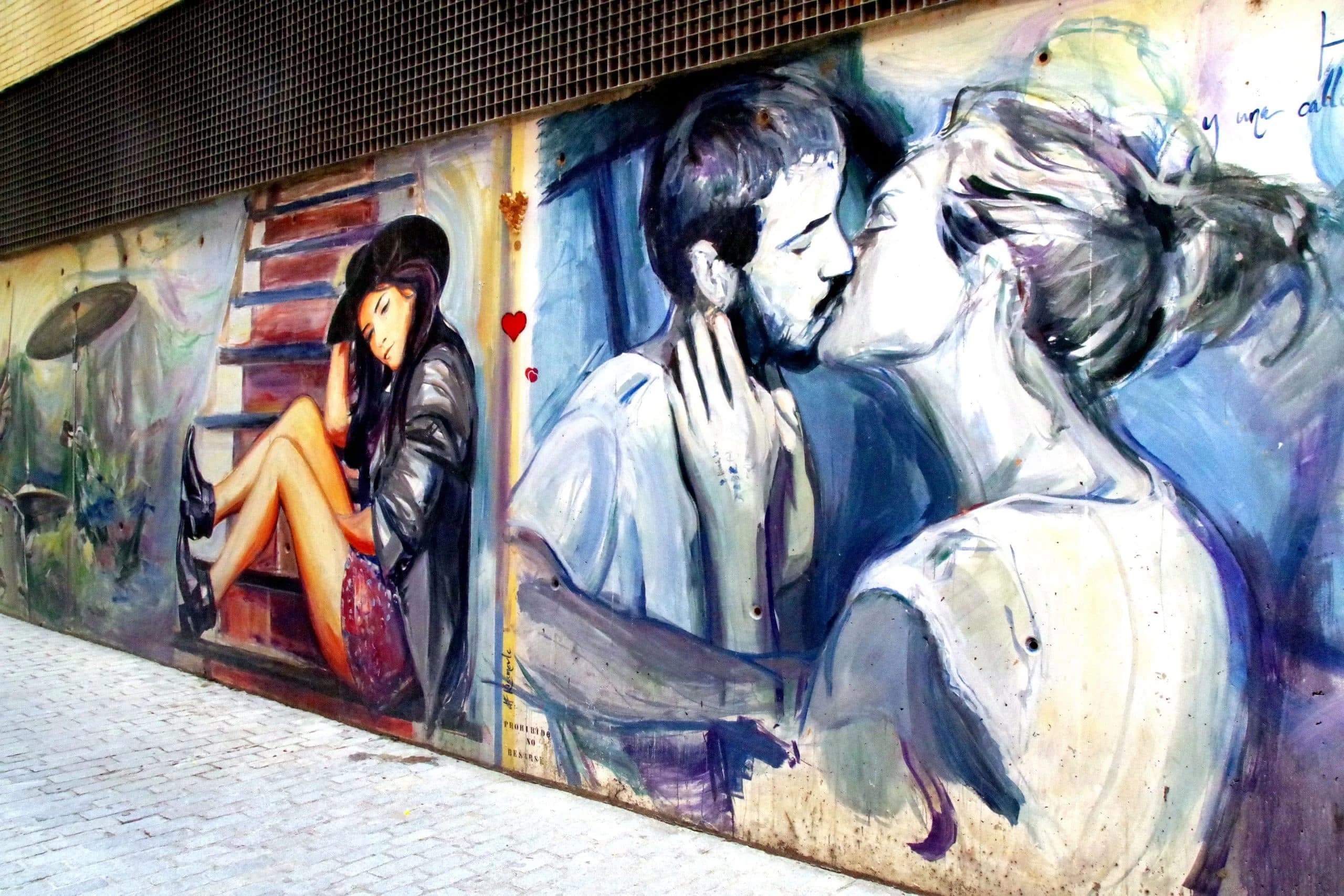 Calle Moret Colores arte urbano Carmen Valencia