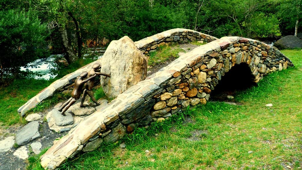 Camí del Ferro sendero esculturas Ordino Andorra