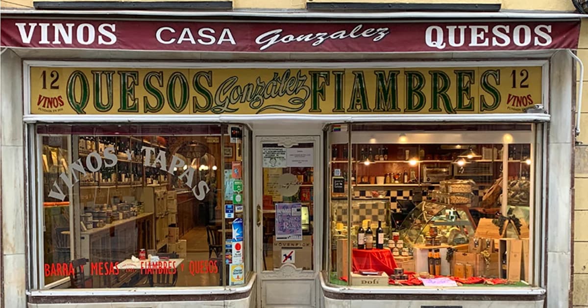 Casa González ultramarinos Barrio de las Letras Madrid