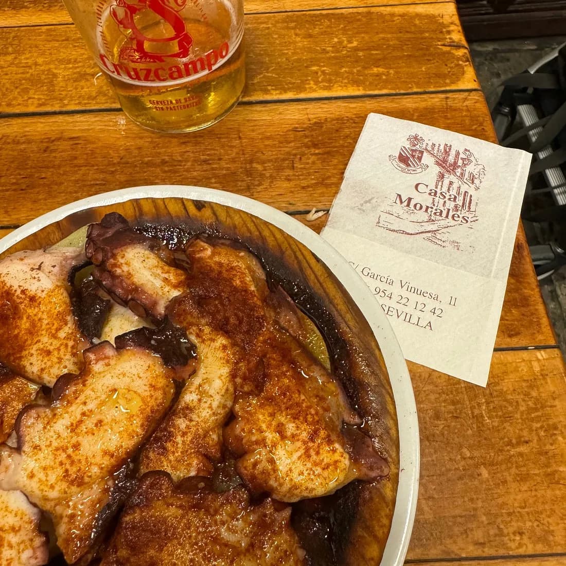 Tapas tradicionales en Casa Morales