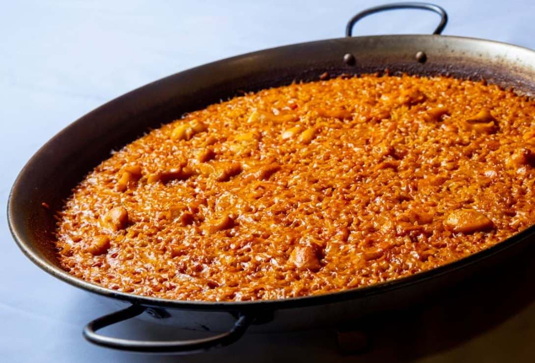 Paella valenciana en Casa Roberto