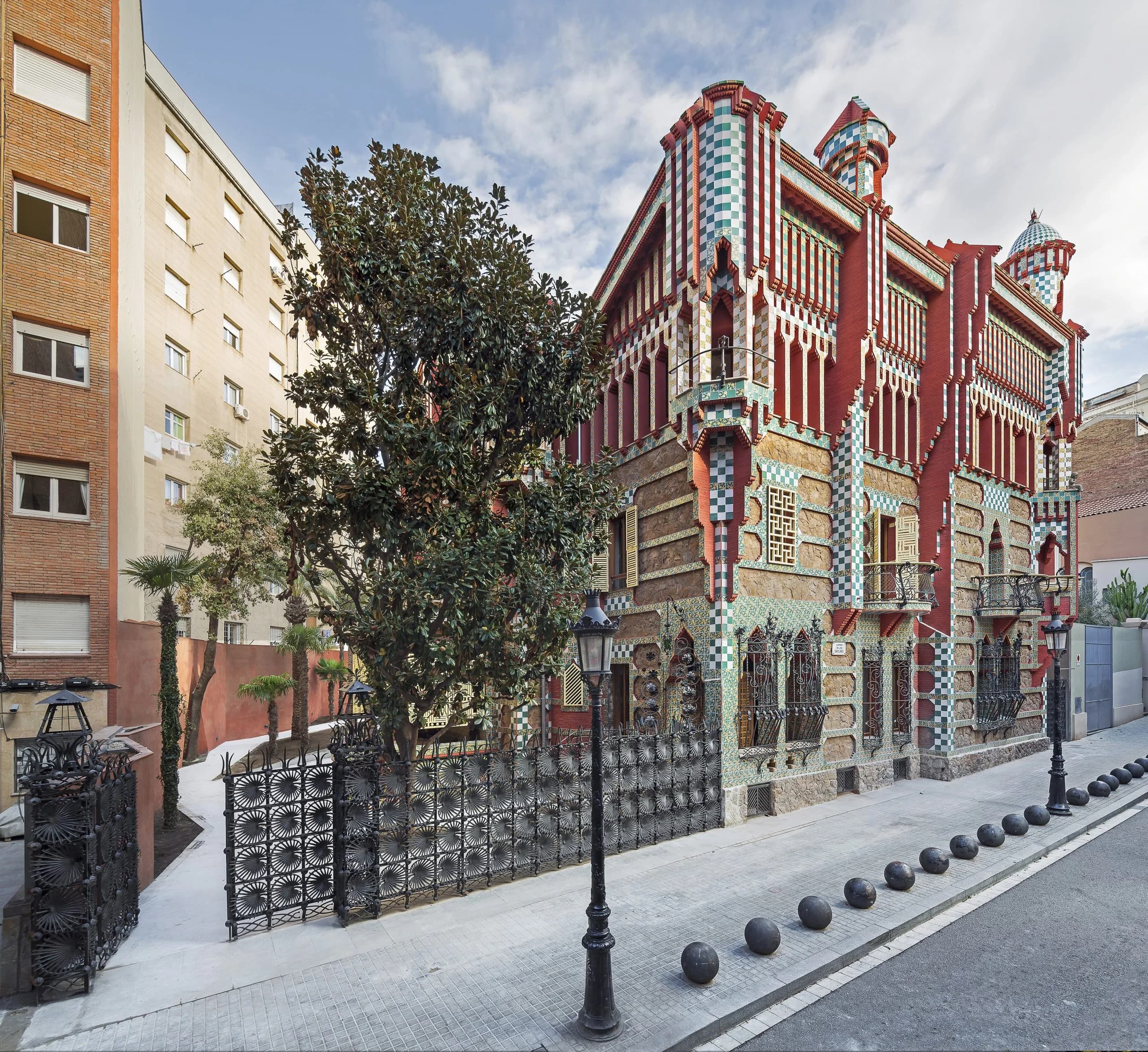 Casa Vicens en barrio Gràcia Barcelona