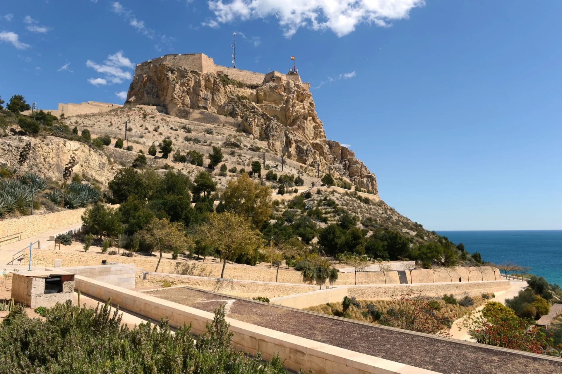 Castillo de Santa Bárbara Monte Benacantil Alicante