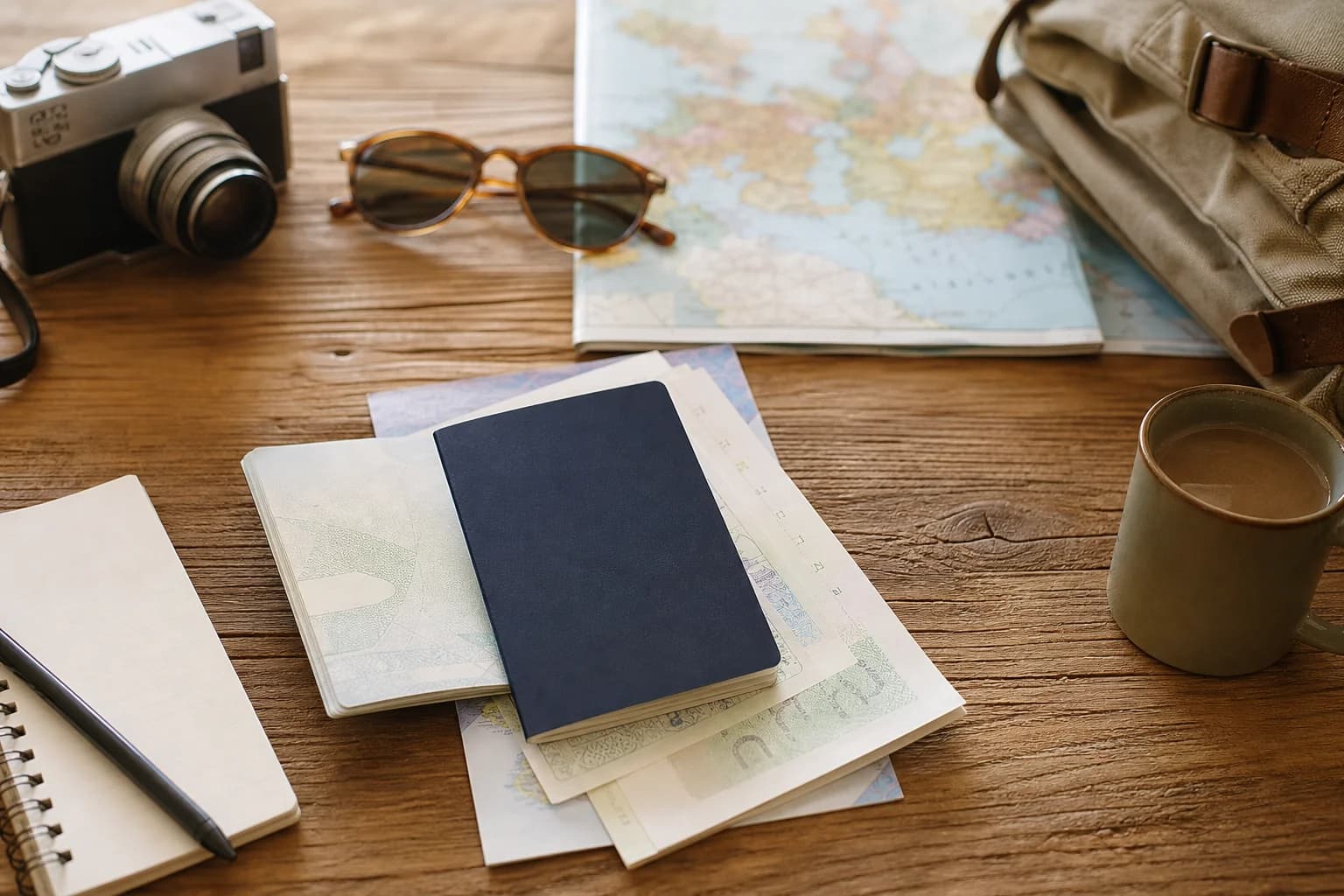 Pasaporte documentación viaje primer Europa preparación