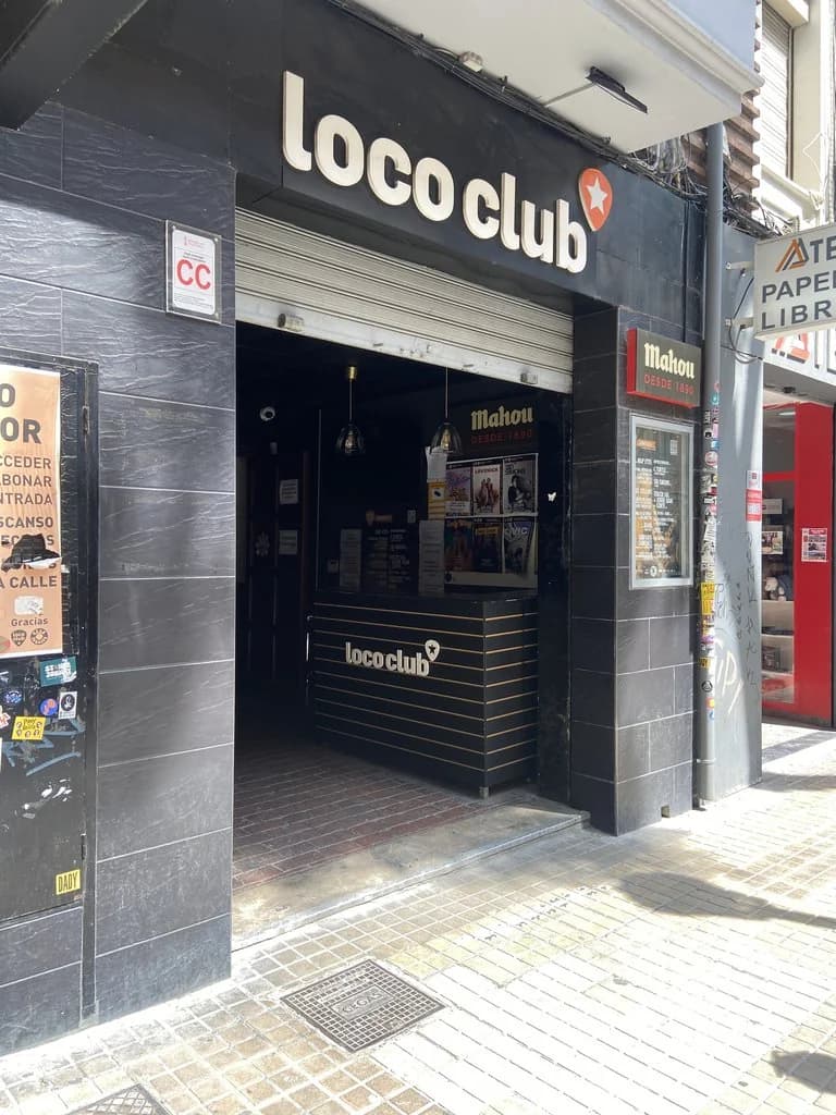 El Loco Club sala Erudito Orellana Valencia