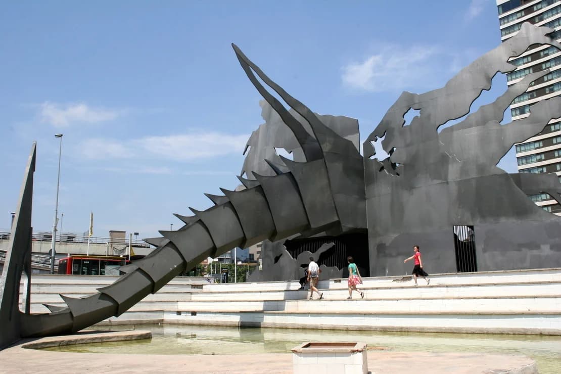 Parc de l'Espanya Industrial pipicán Sants Barcelona