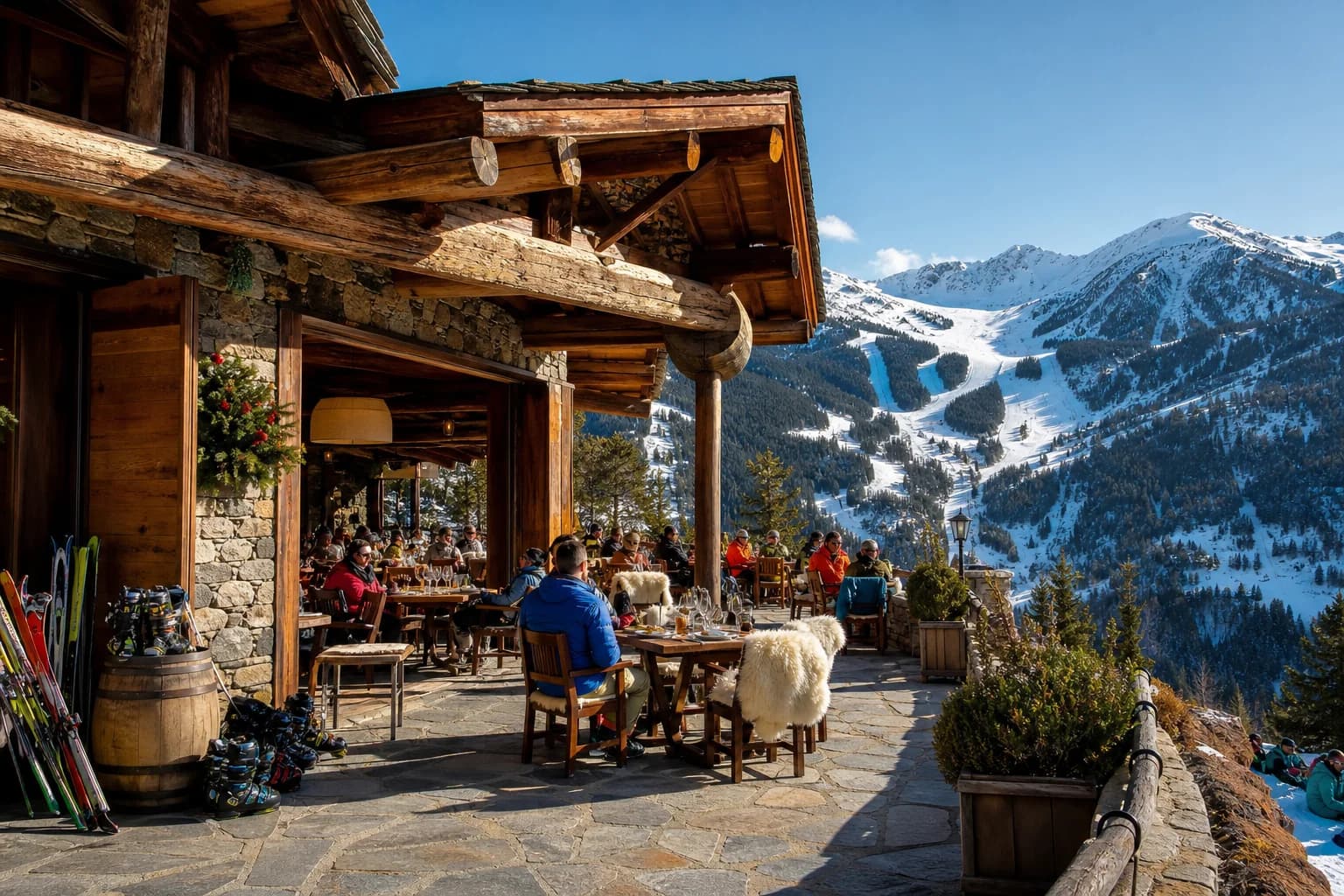 Gall de Bosc restaurante pista Soldeu Andorra